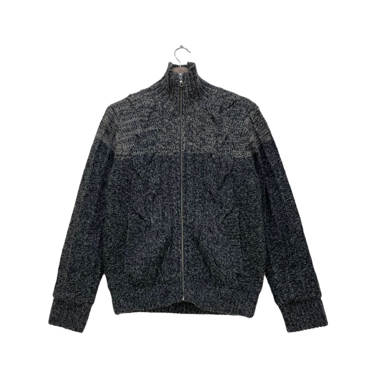 Aran Isles Knitwear × Homespun Knitwear Cristian Orani Emboss Knit Jacket Size US M / EU 48-50 / 2 - 1 Thumbnail