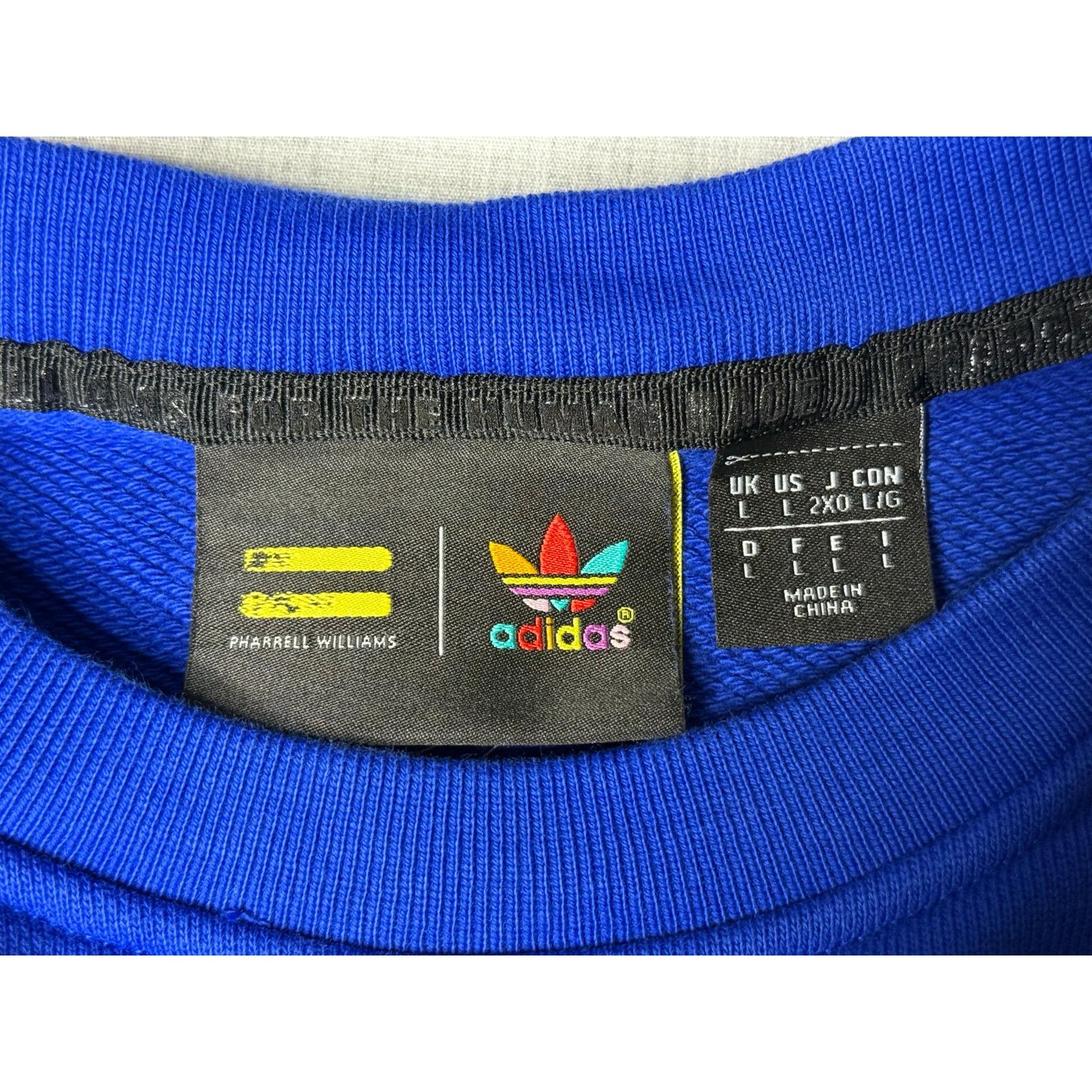 Adidas × Pharrell Human Race Pharrell Williams Adidas Crewneck Sweatshirt L Size US L / EU 52-54 / 3 - 3 Thumbnail