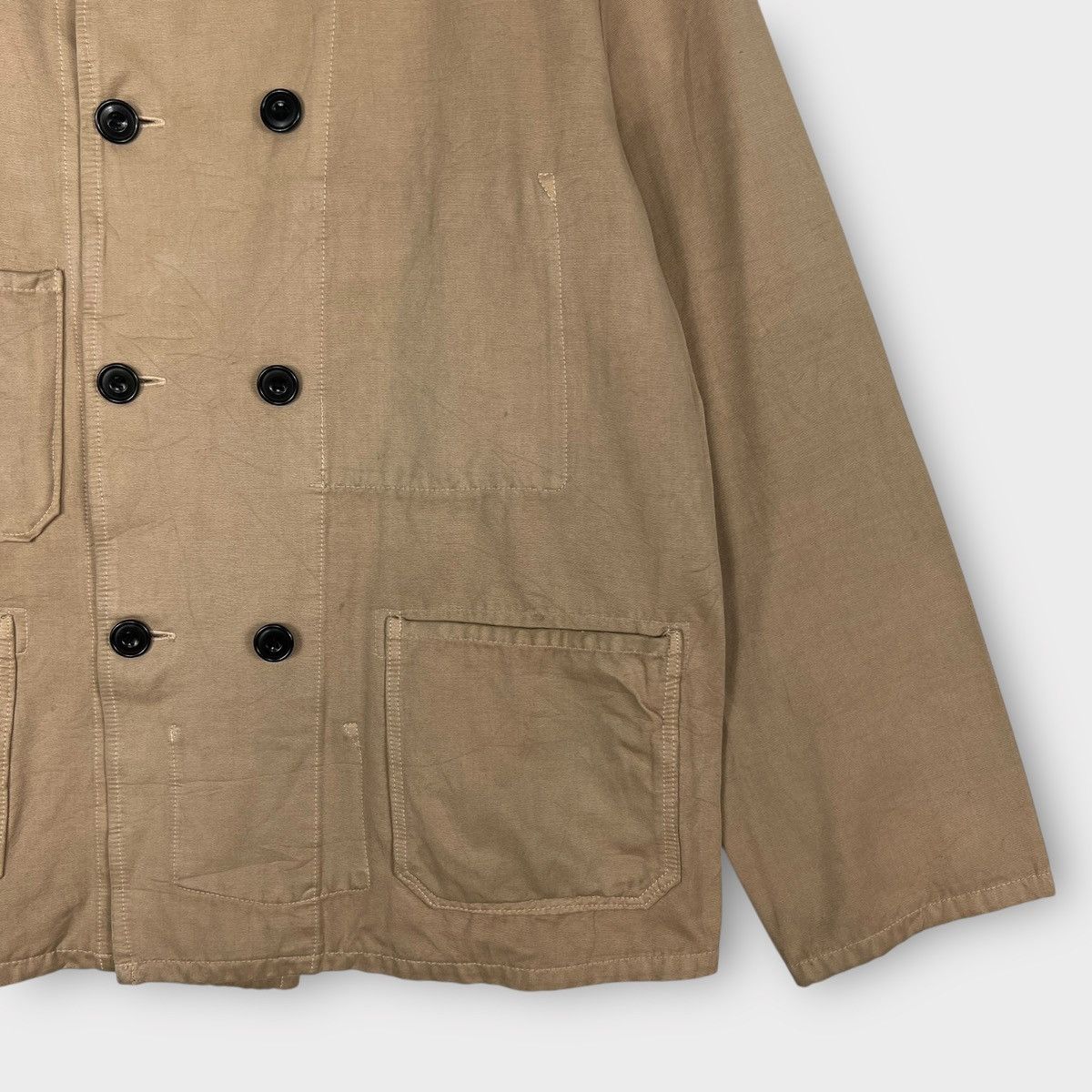 HOLLYWOOD RANCH MARKET 🔥 Pick Hollywood Rach Market Moleskin Double Breast Jacket Size US L / EU 52-54 / 3 - 9 Thumbnail