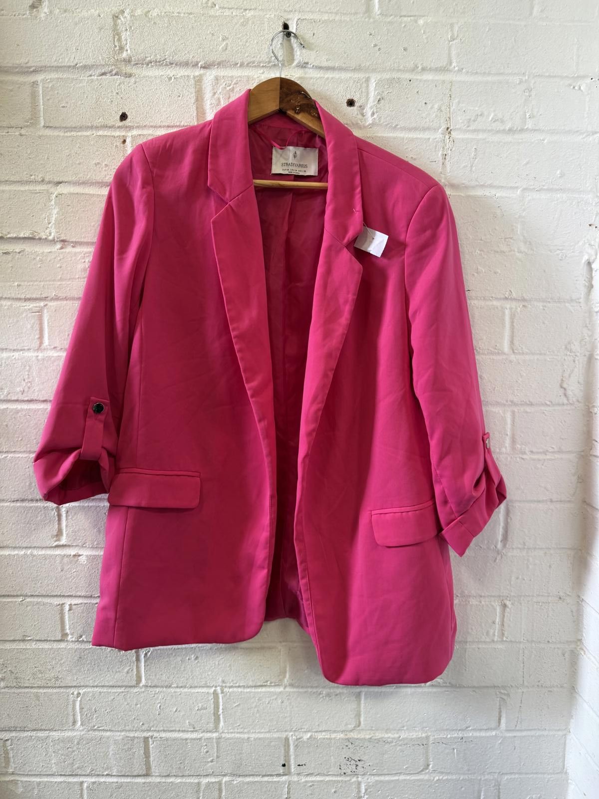 Designer Stradivarius Women's Pink Blazer Jacket Size M Size M / US 6-8 / IT 42-44 - 1 Thumbnail