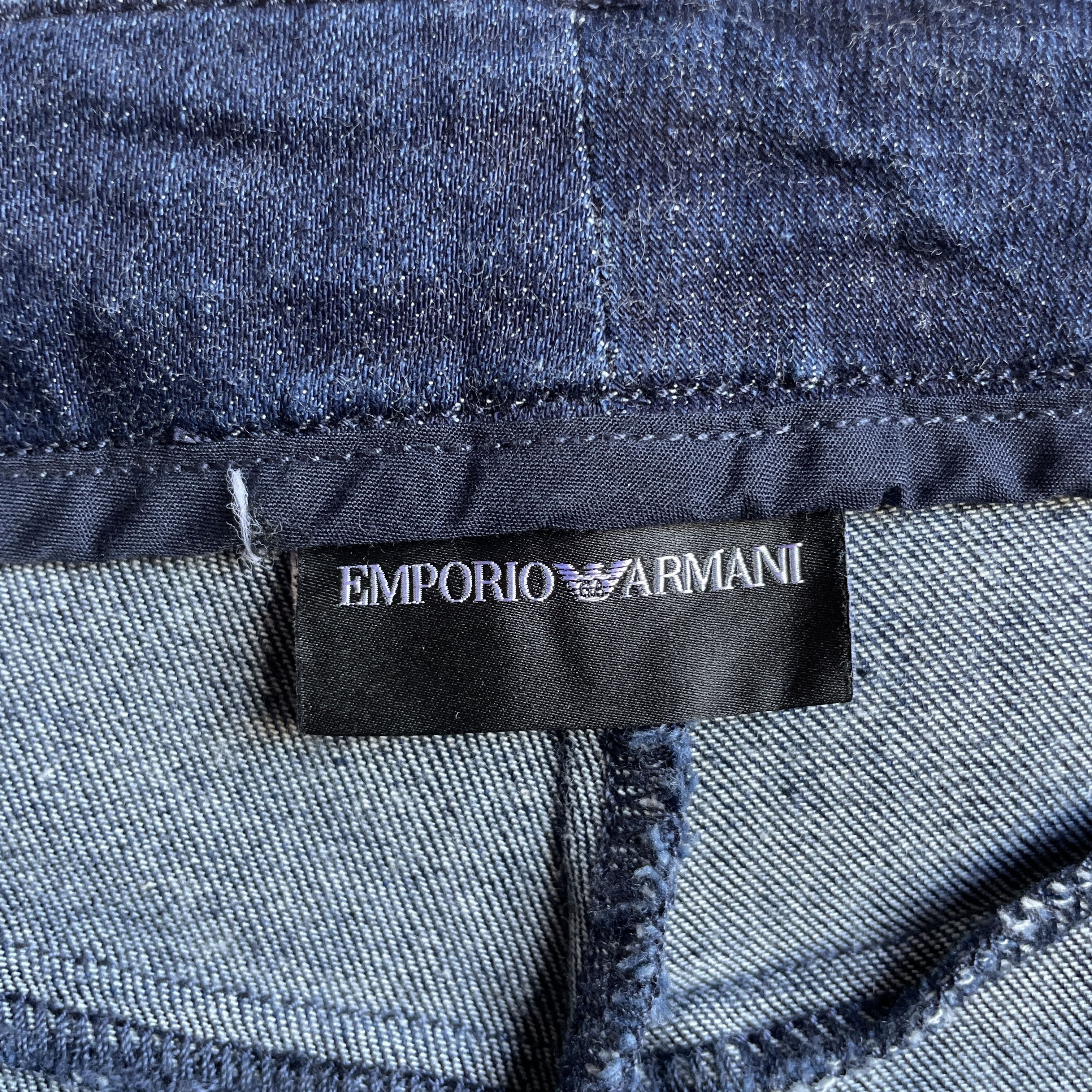 Emporio Armani Emporio Armani Womens Straight Denim Size 27 Size 27" / US 4 / IT 40 - 9 Thumbnail