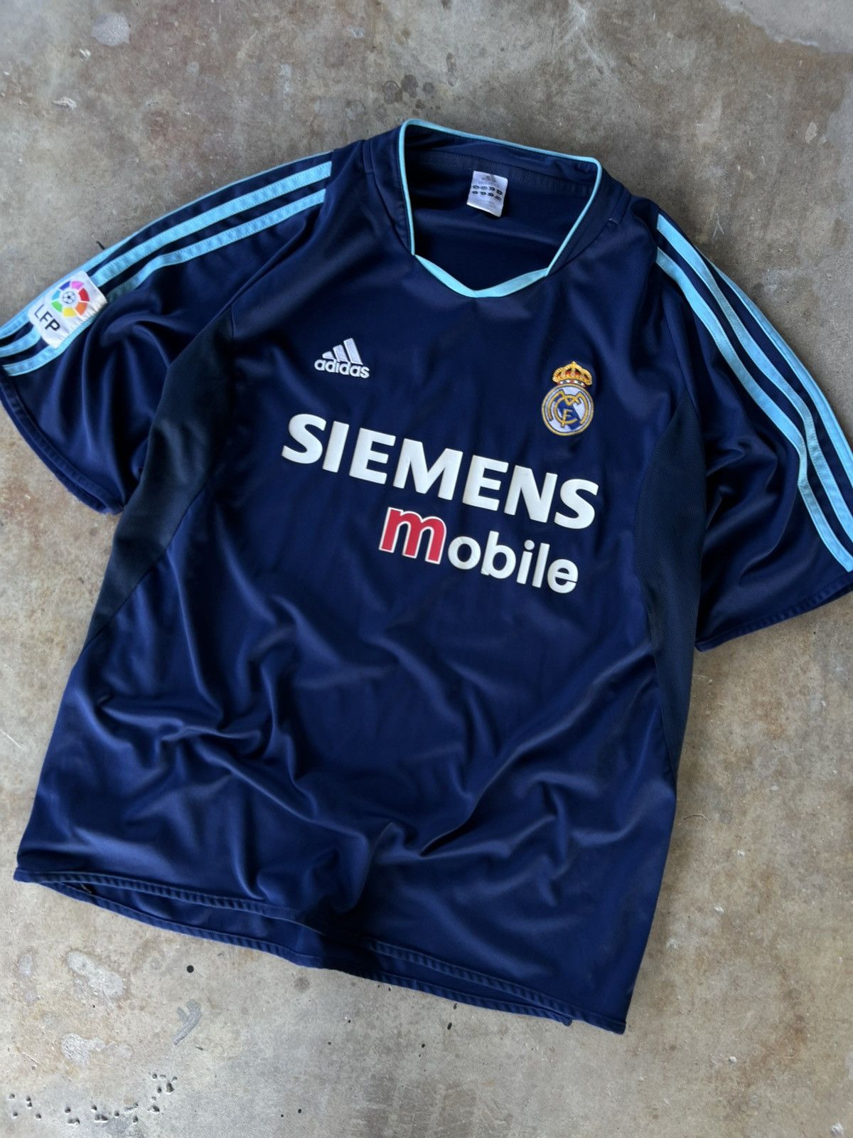 Adidas Vintage Adidas Real Madrid Galactico Soccer Futbol Jersey Size US XXL / EU 58 / 5 - 1 Thumbnail