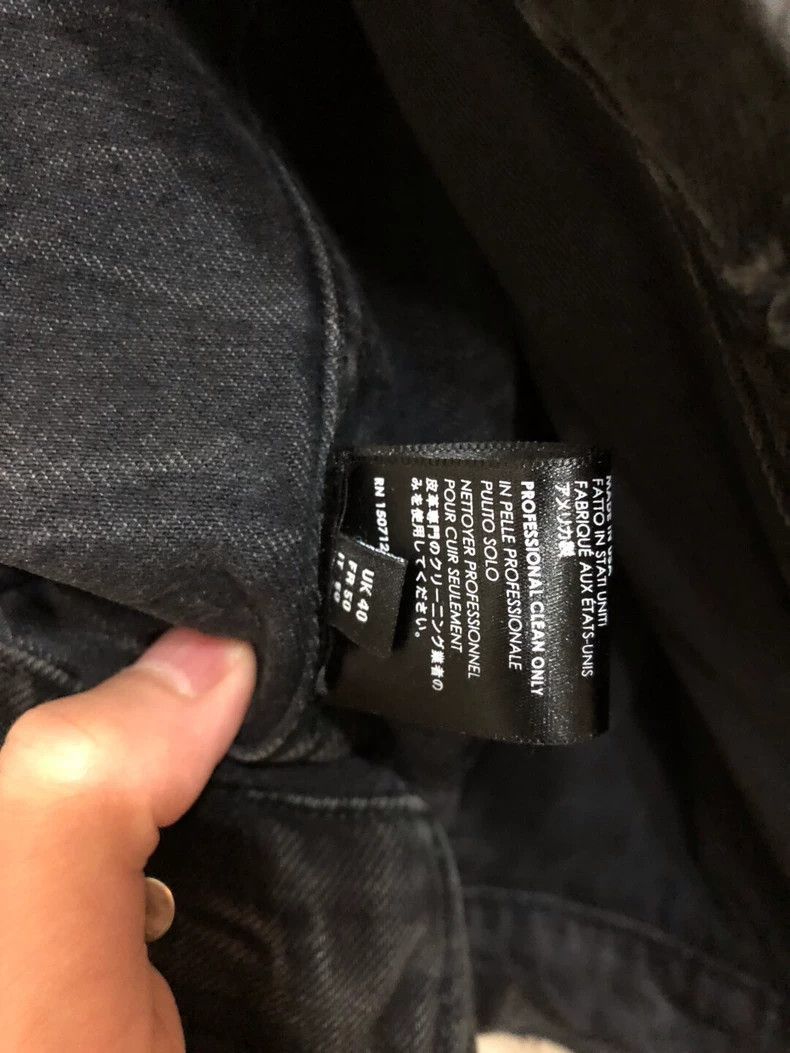 Amiri Amiri washed black brushed wax MX2 denim jacket-2506 Size US L / EU 52-54 / 3 - 5 Thumbnail