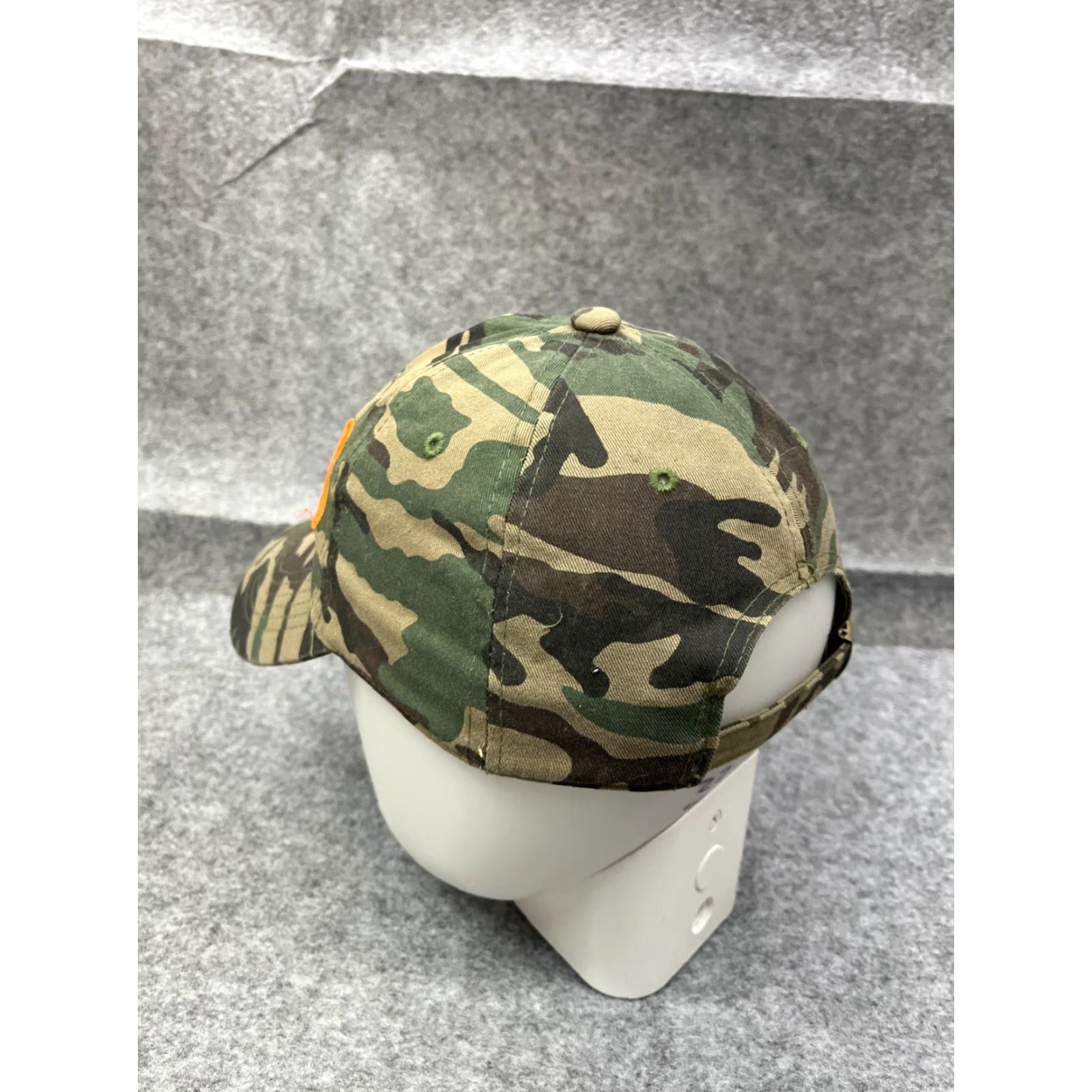 Vintage Ethos Hat Cap Adjustable One Size Orange Green Camo 100% Cotton Men Baseball Cap Size ONE SIZE - 5 Thumbnail