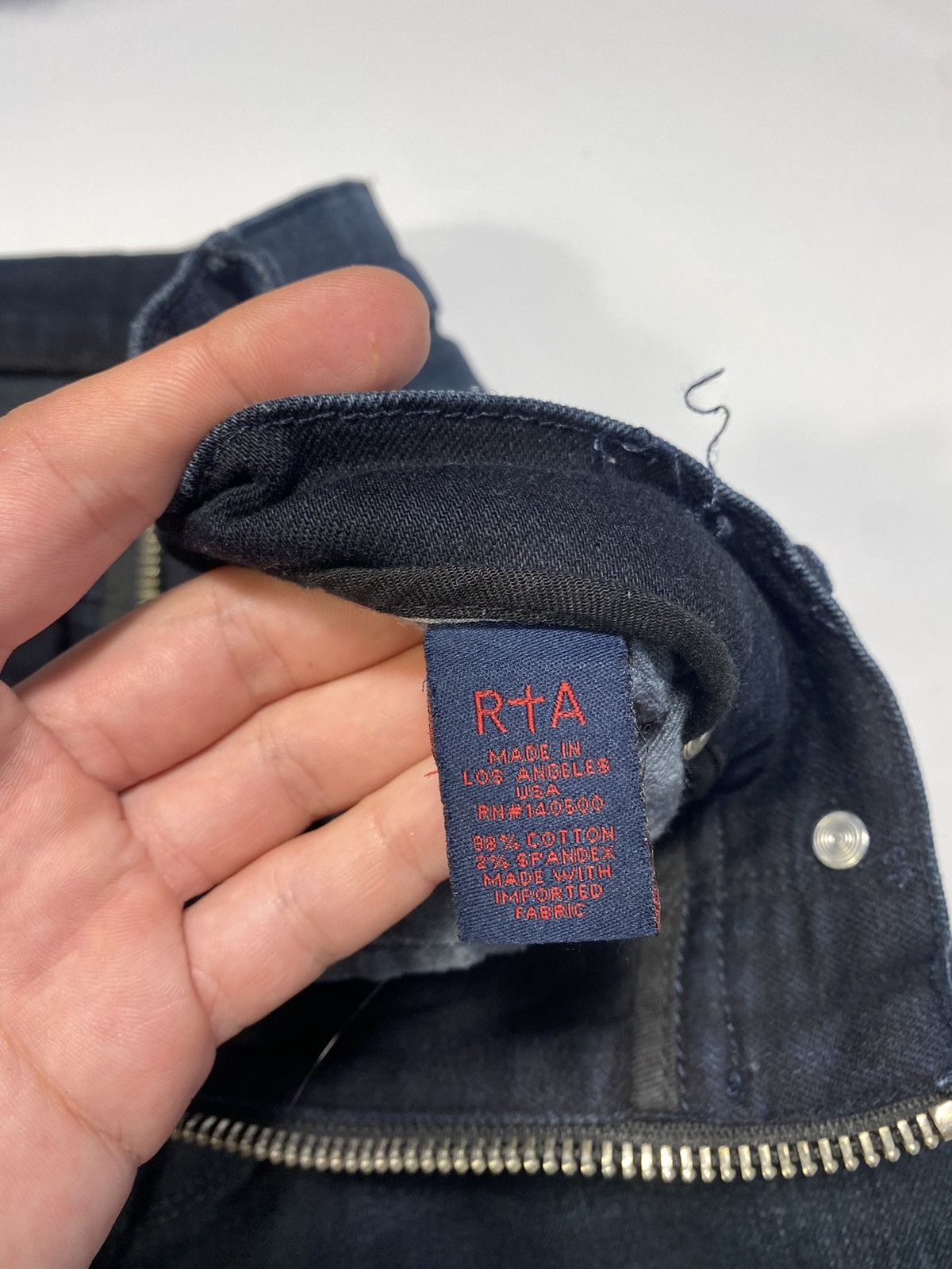 Rta Rta Small Black Spell Navy Denim Skinny Jeans Size 30 Size US 30 / EU 46 - 11 Thumbnail