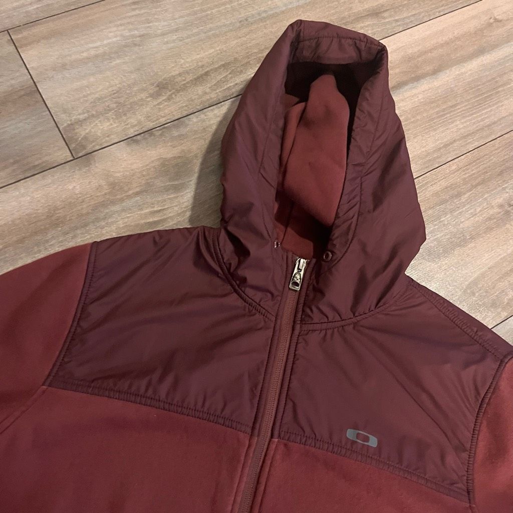 Oakley Oakley Maroon Athletic Puffer Jacket Men Medium Size US M / EU 48-50 / 2 - 2 Thumbnail