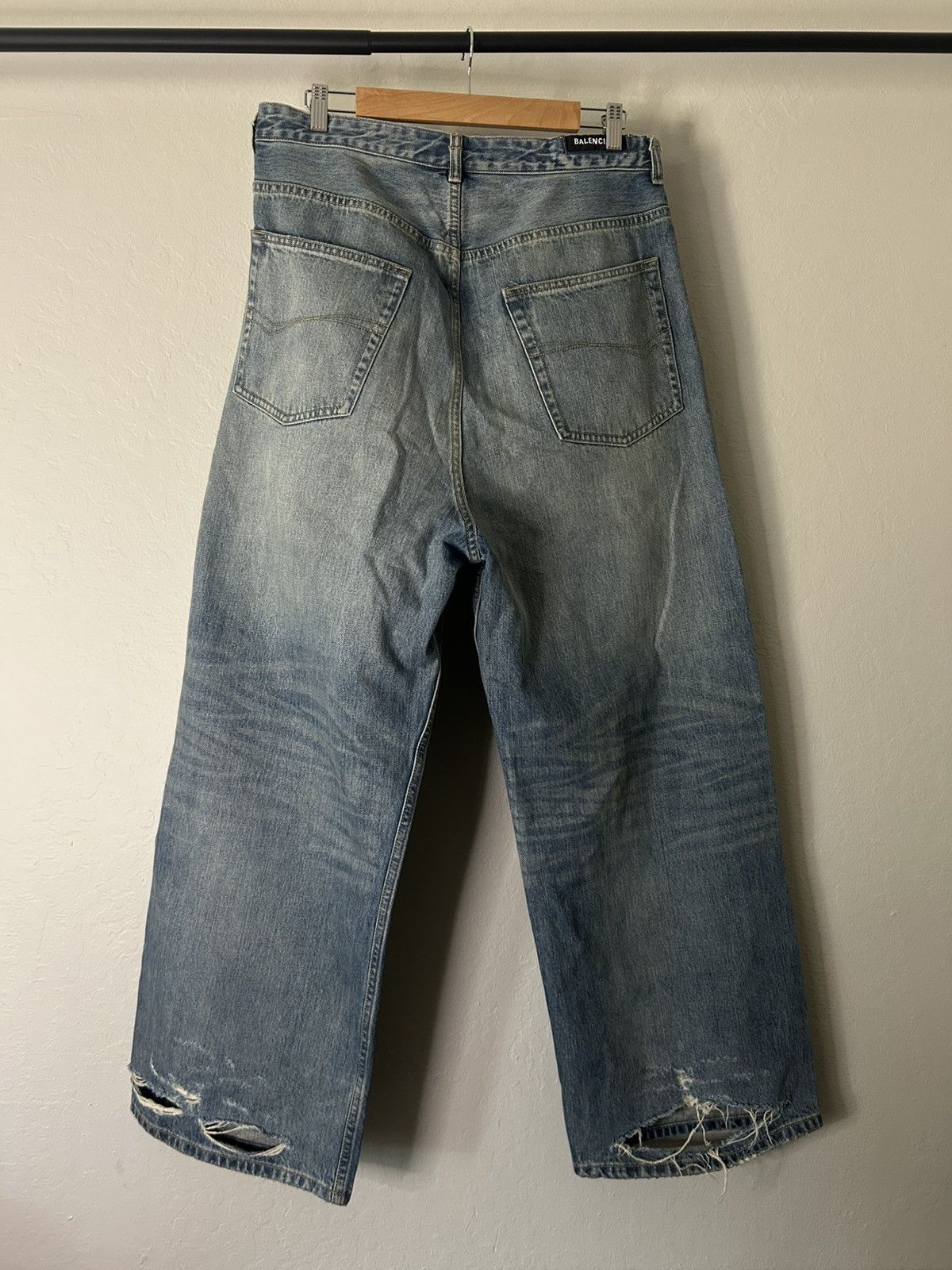 Balenciaga Balenciaga Baggy Drawstring Jeans Size US 32 / EU 48 - 2 Thumbnail