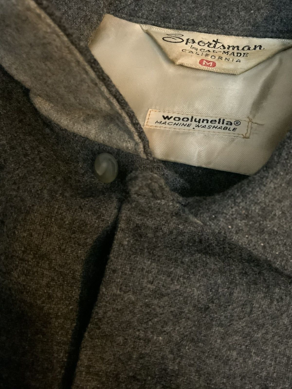 Vintage Vintage 50s 60s Sportsman By Cal-Made Woolunella Loop Shirt Size US M / EU 48-50 / 2 - 9 Thumbnail