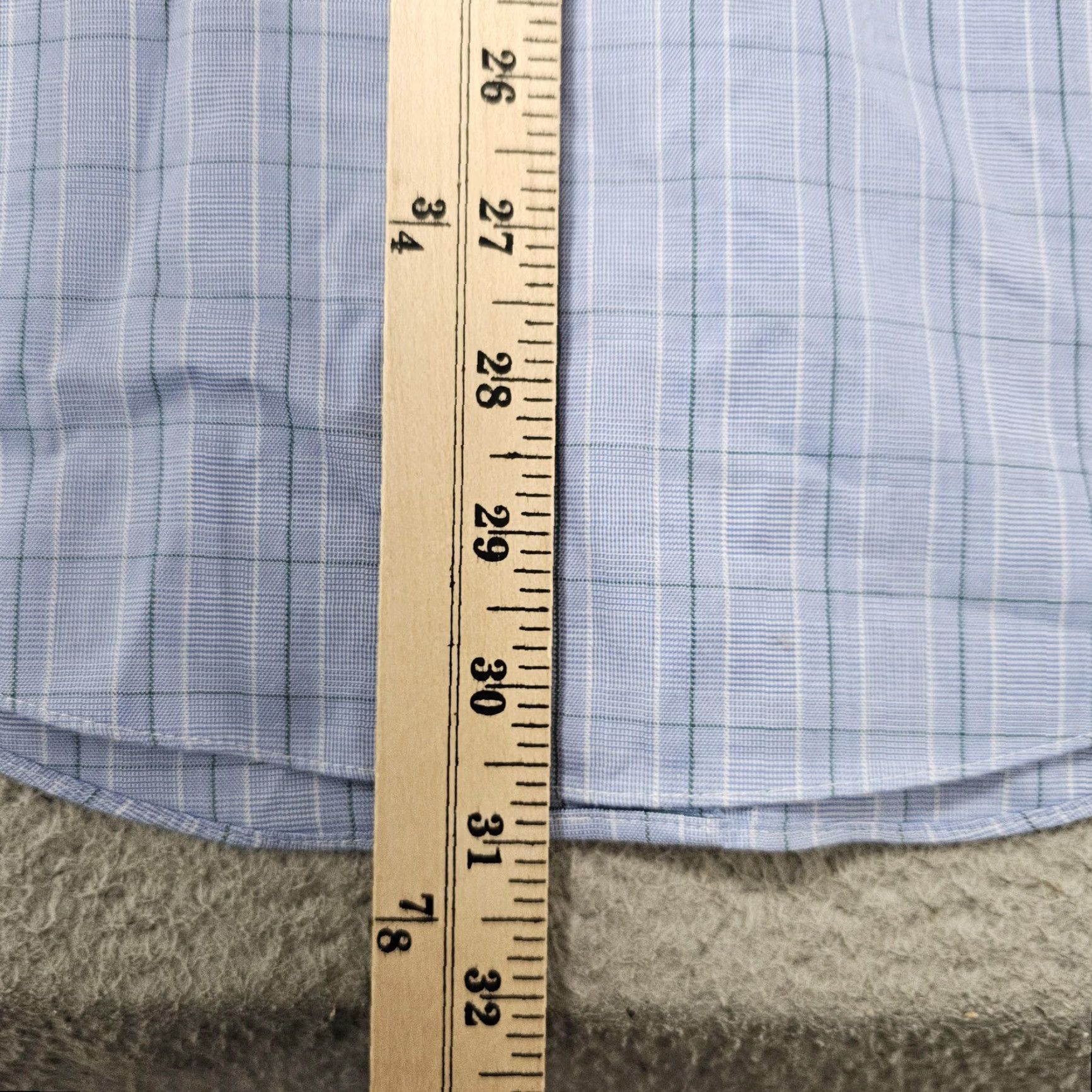 Brooks Brothers Brooks Brothers Shirt Mens 15.5-33 Blue Check Non Iron Supima Cotton Regent Dress Shirt Long Sleeve Size US L / EU 52-54 / 3 - 7 Thumbnail