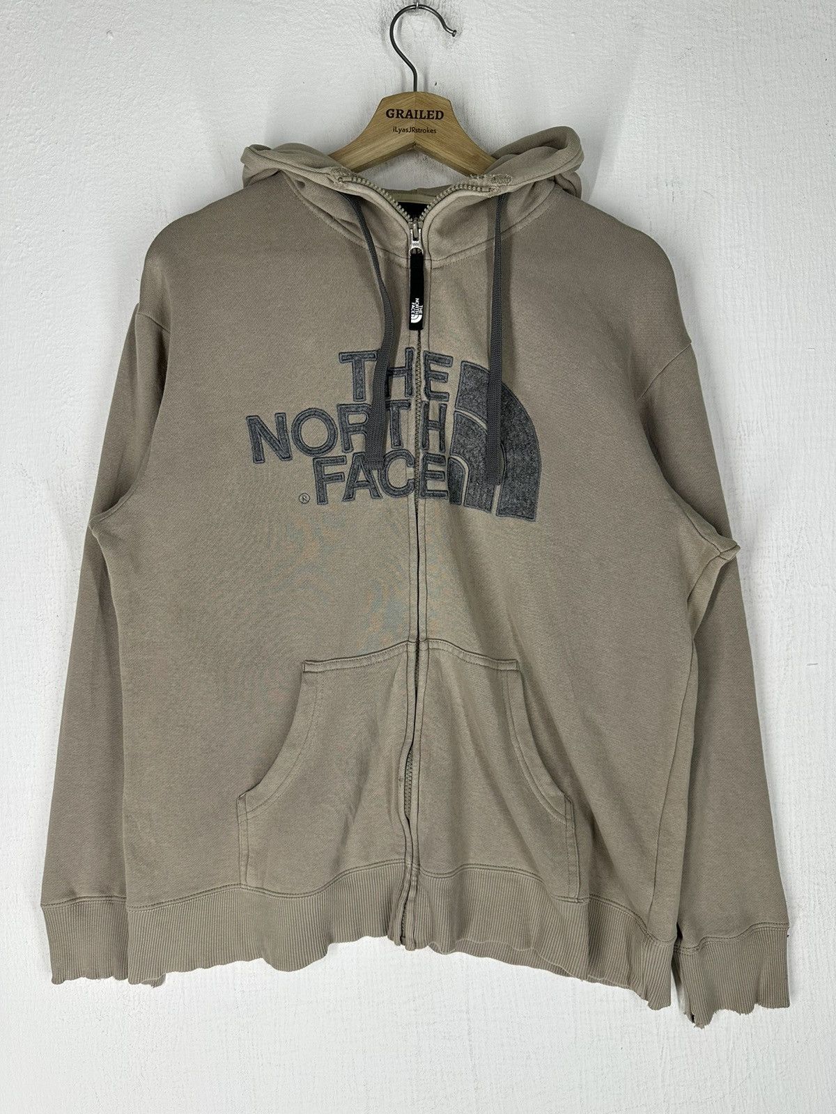 The North Face × Vintage Vintage TNF Big Logo Embroidery Sweatshirt Hoodie Size US M / EU 48-50 / 2 - 2 Thumbnail