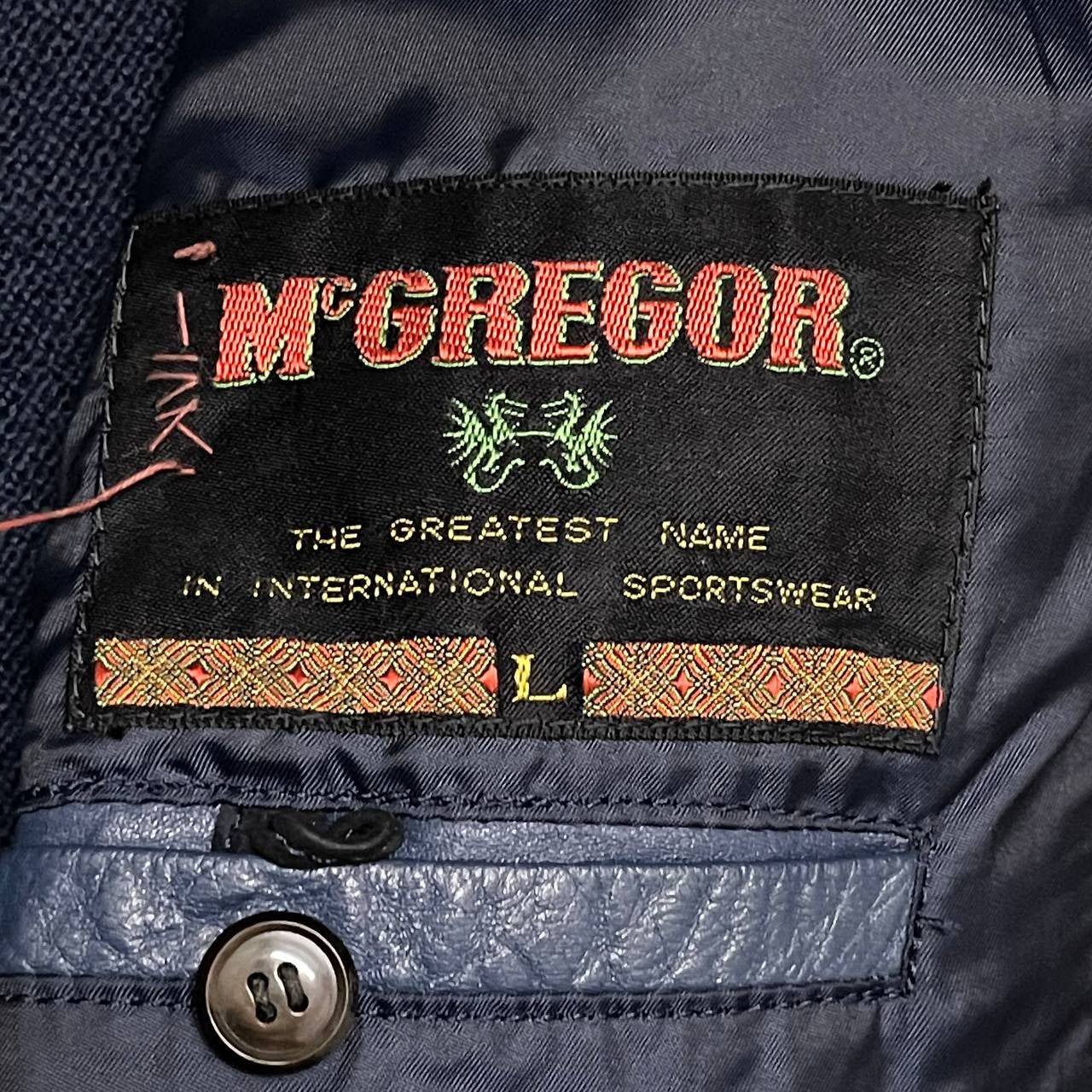 MacGregor Vintage Mcgregor Knitted Leather Jacket Size US L / EU 52-54 / 3 - 9 Thumbnail