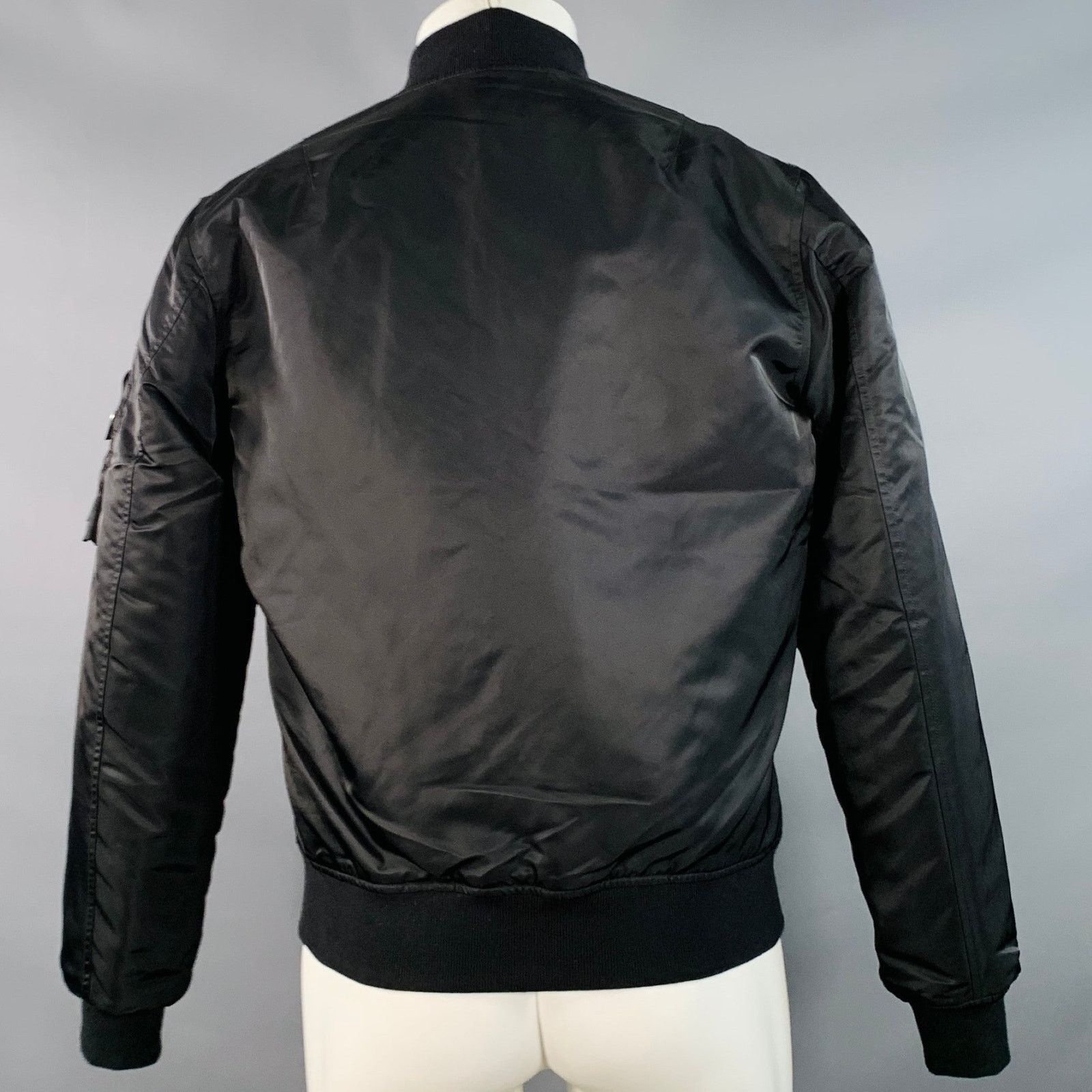 John Elliott JOHN ELLIOTT Bogota II Black Nylon Zip Up Bomber Jacket Size US S / EU 44-46 / 1 - 3 Thumbnail