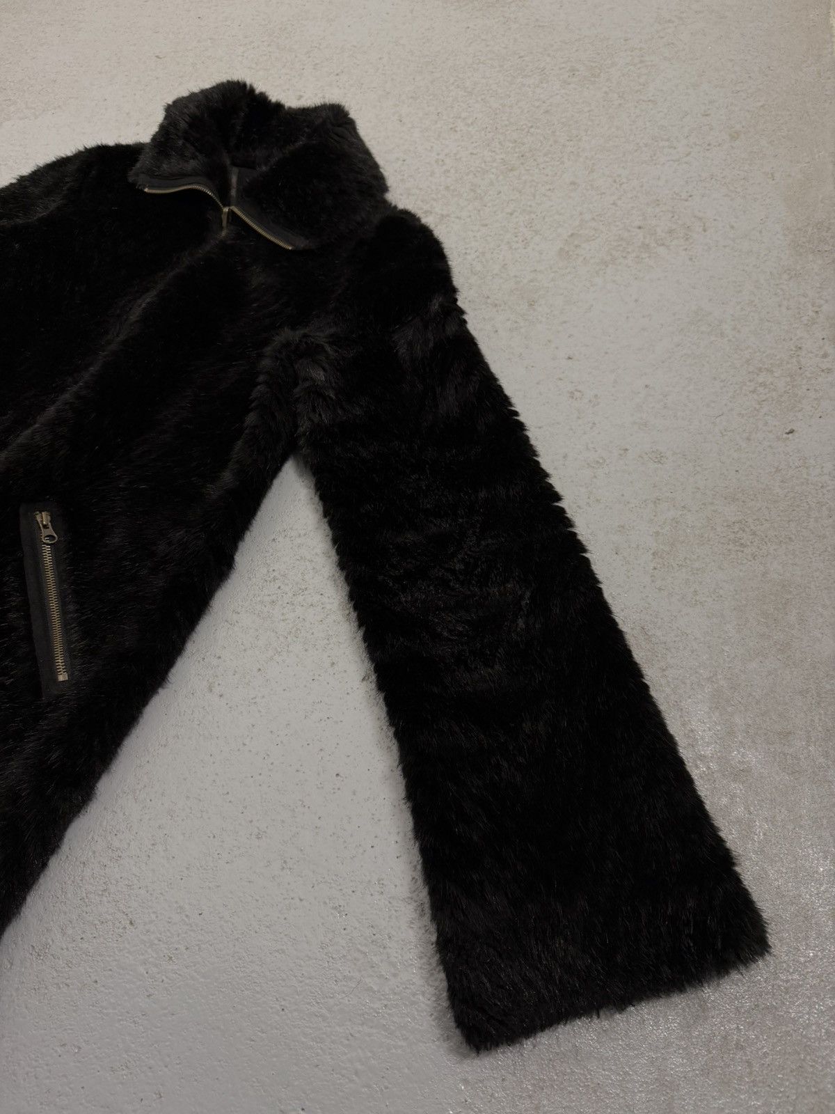 Armani Armani Jeans Fur /Suede Reversible Coat Size L / US 10 / IT 46 - 8 Thumbnail