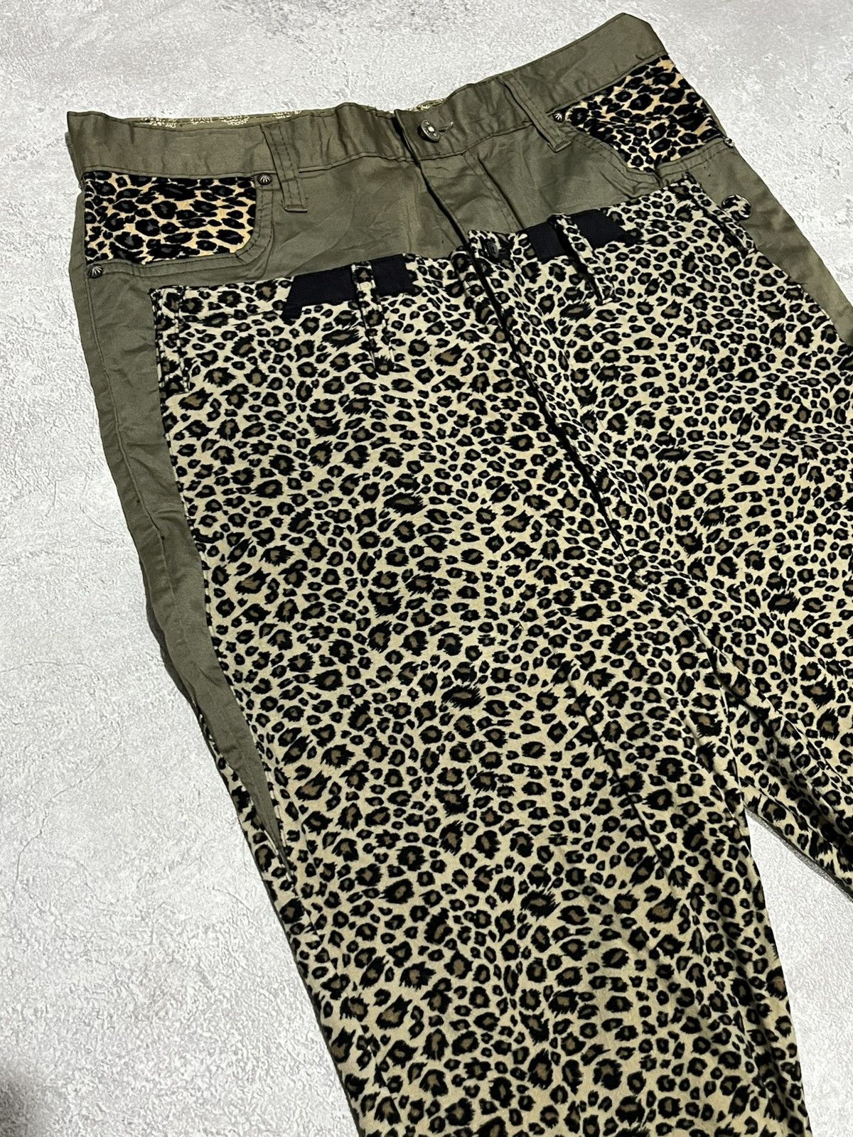 Japanese Brand Saintpain Leopart double waist zipper Size US 34 / EU 50 - 3 Thumbnail