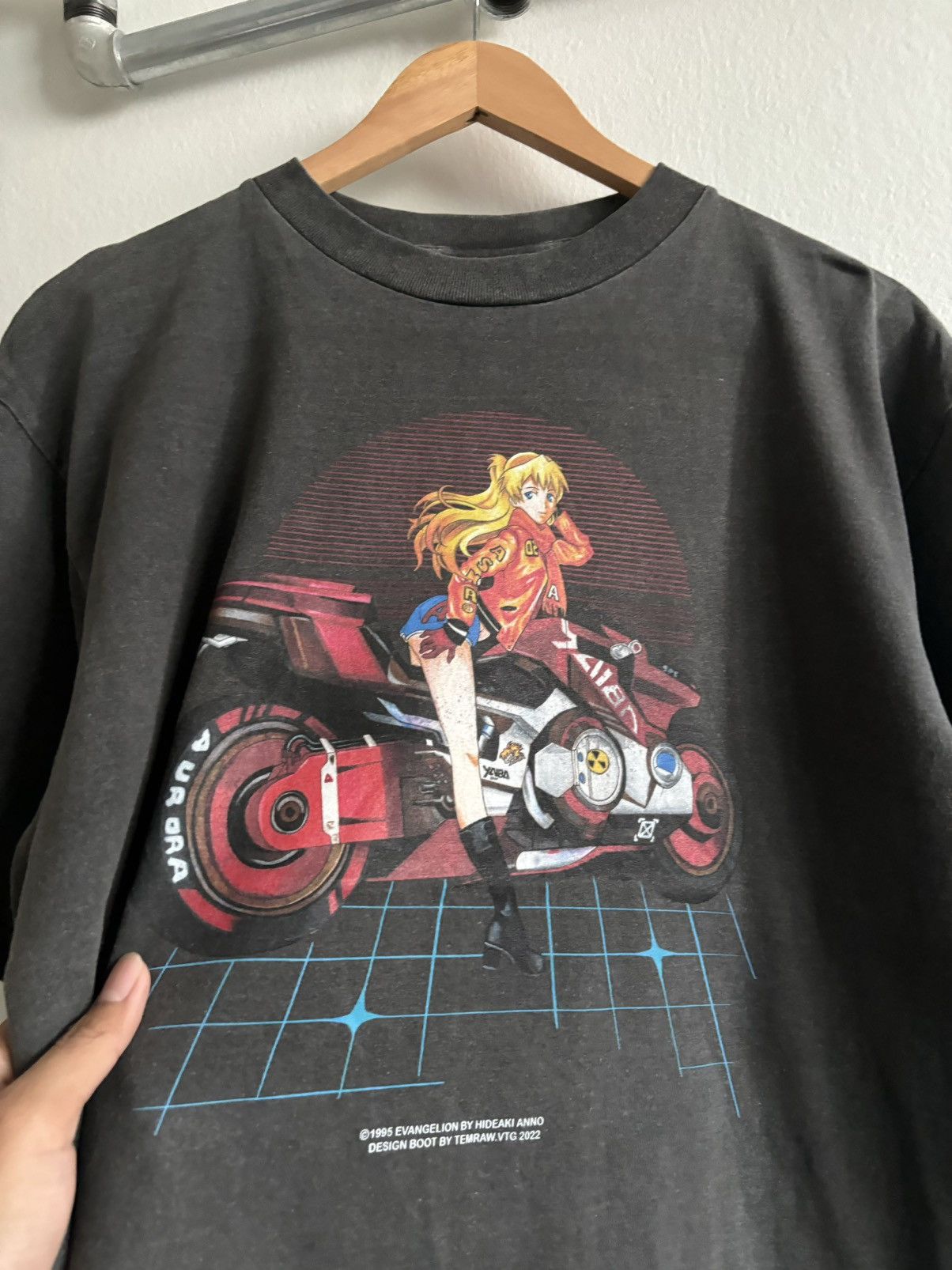 Anime Faded Evangelion Bootleg T Shirt Size US M / EU 48-50 / 2 - 1 Thumbnail