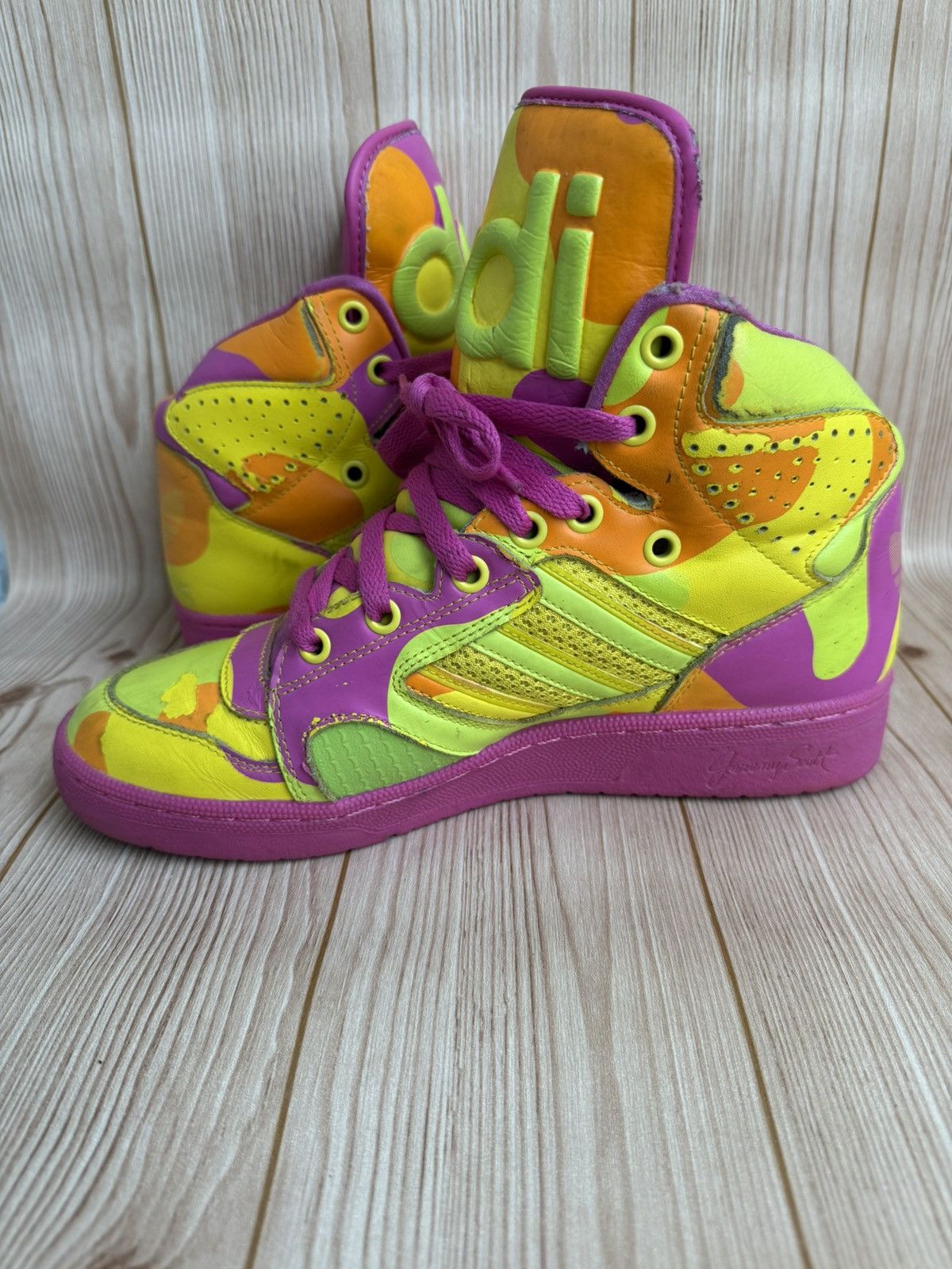 Adidas × Jeremy Scott Neo camo instinct sneakers Size US 7.5 / EU 40-41 - 11 Thumbnail