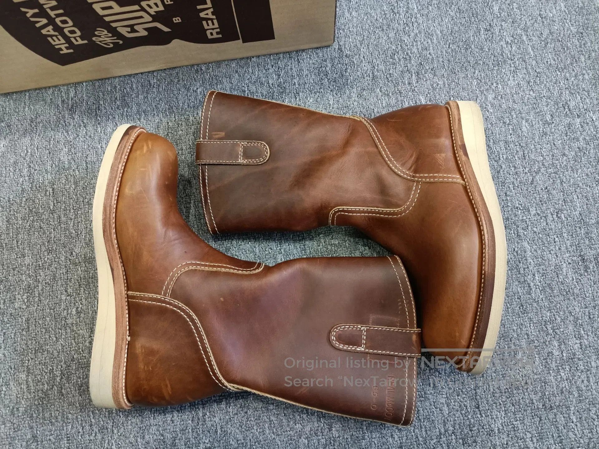 The Real McCoy's Real McCoy Engineer Cowboy Boots. Size US 6.5 / EU 39-40 - 2 Thumbnail