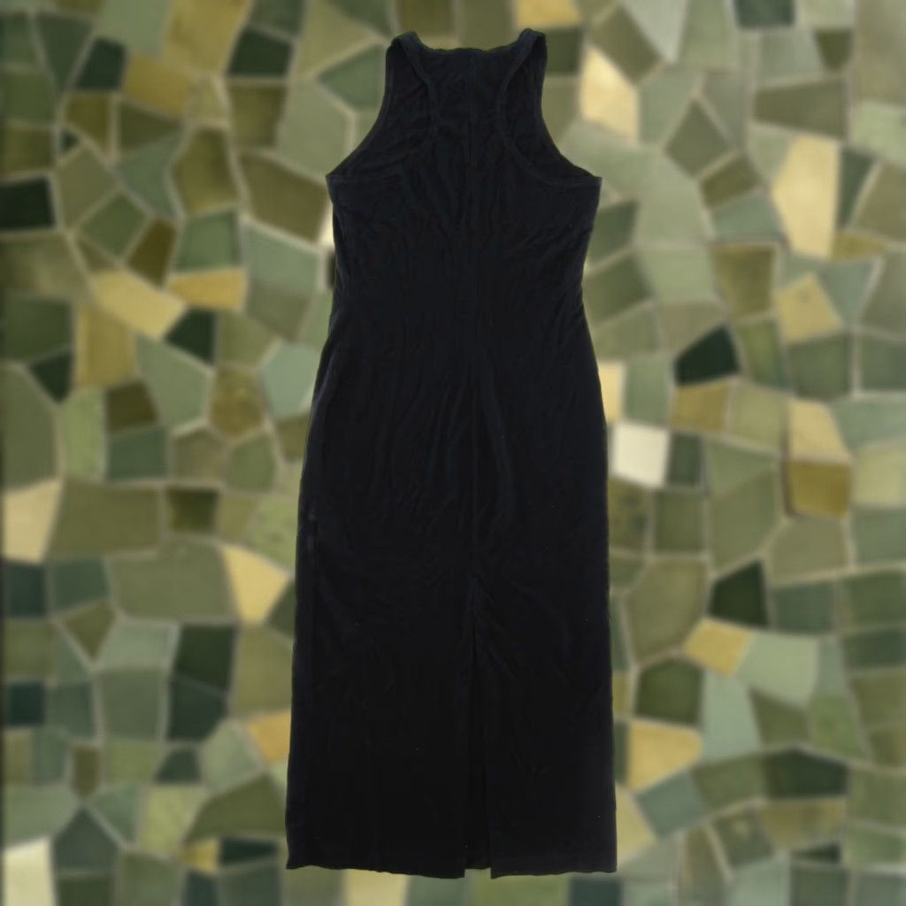 Ivy Park VINTAGE Adidas Ivy Park Black White Logo Stretch Sleeveless Long Maxi Tank Dress XS Size XS / US 0-2 / IT 36-38 - 1 Thumbnail