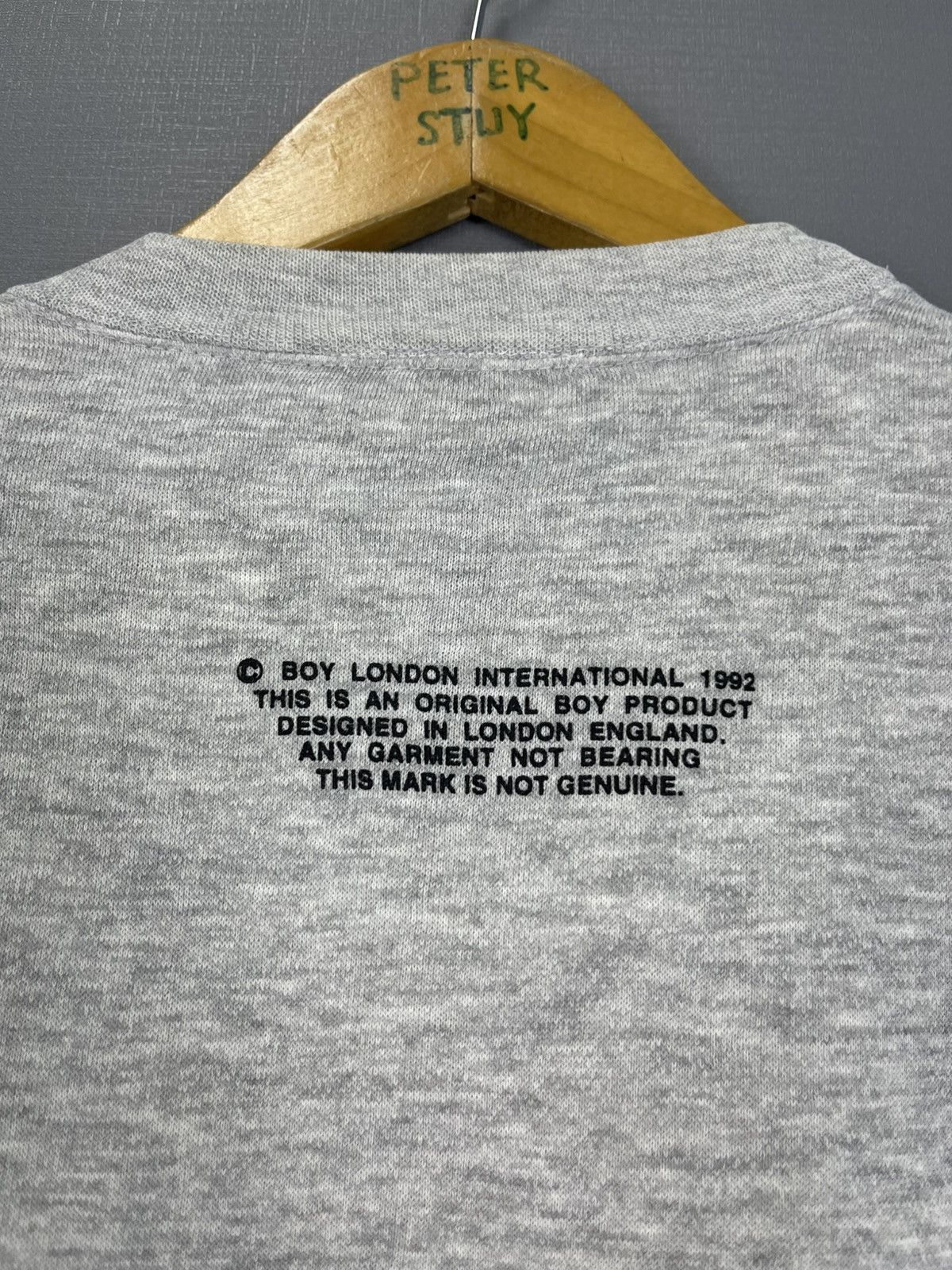 Vintage Vintage 90s Boy London Sweatshirt Size US L / EU 52-54 / 3 - 10 Thumbnail
