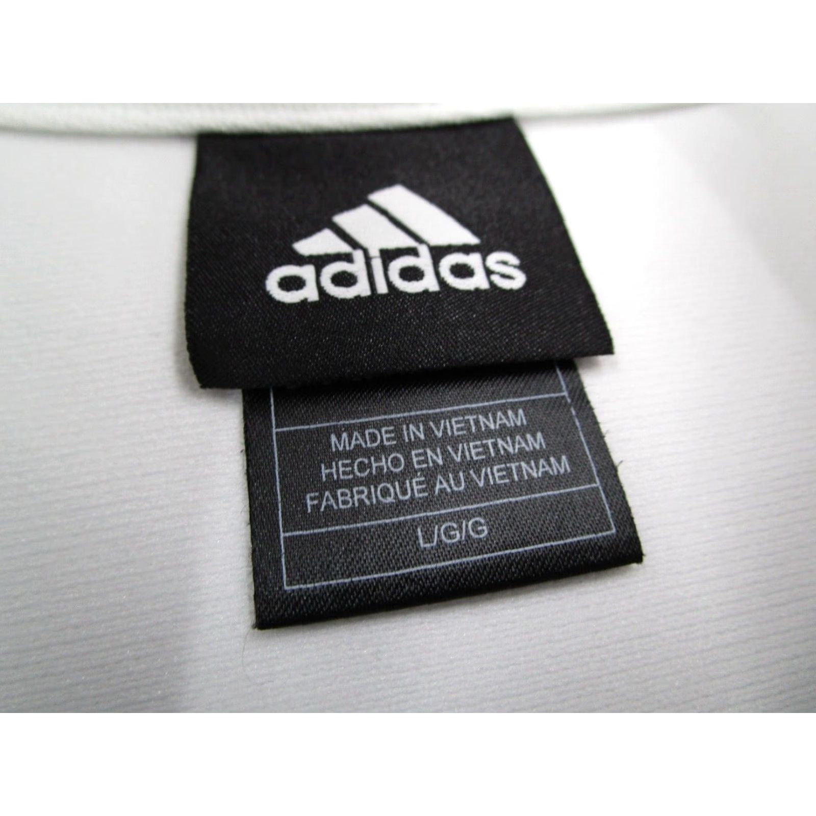 Adidas Adidas Jacket Men Large White Full Zip Track All Star NBA Basketball 2009 Size US L / EU 52-54 / 3 - 2 Thumbnail