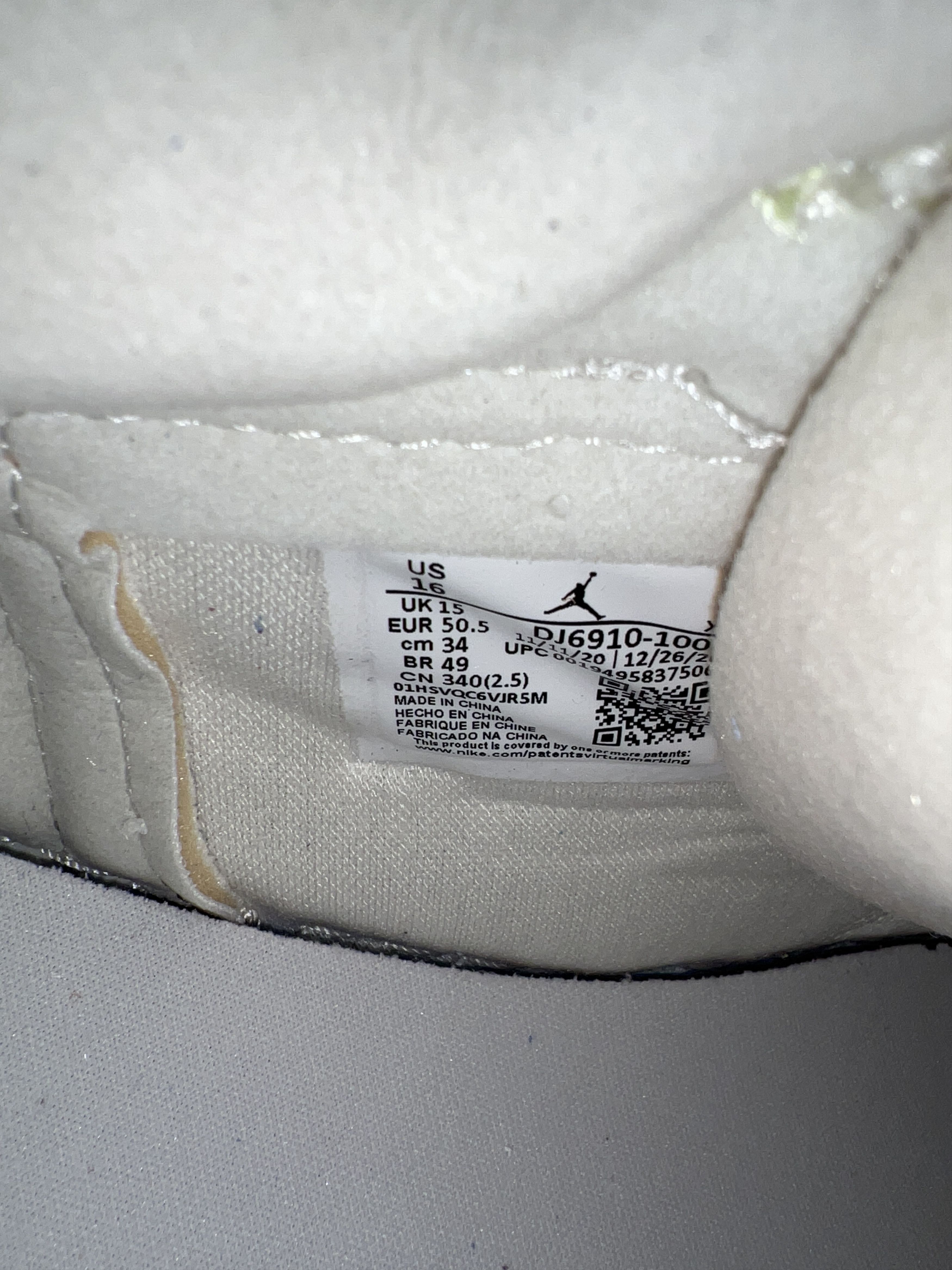 Nike AIR JORDAN 1 ZOOM AIR US 16 DJ6910 100 SAIL/WHITE-LT ZITRON Size US 15 / EU 48 - 8 Thumbnail