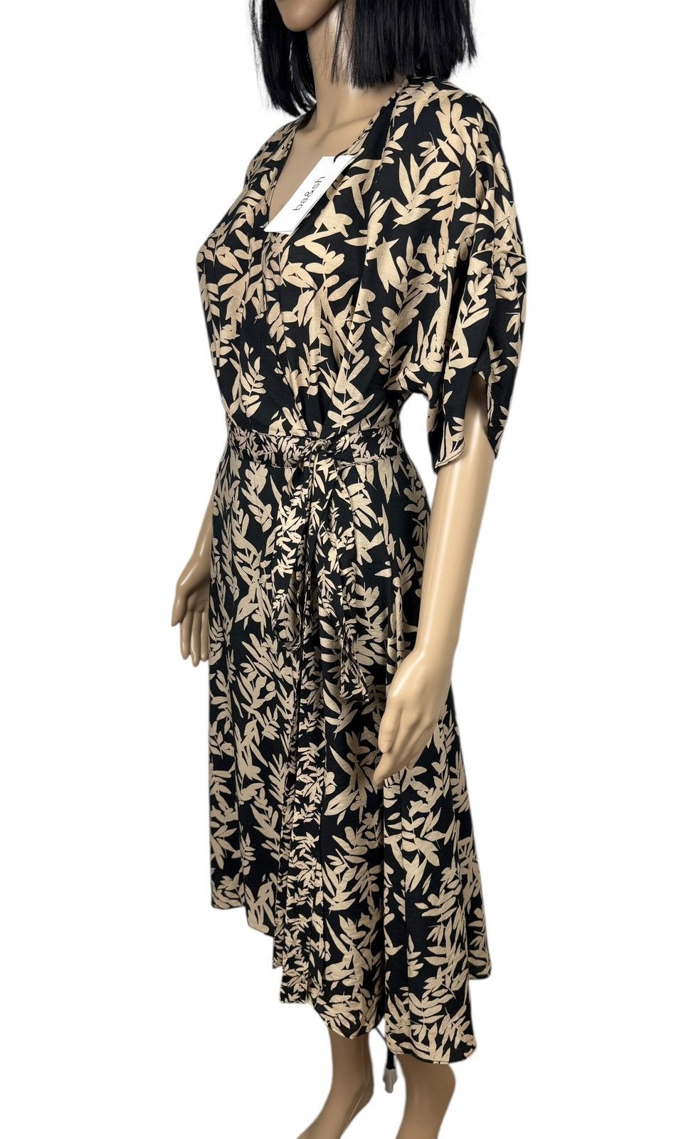 ba&sh Ba&sh Robe Tabby Dress Floral Print Viscose V-Neck size 1 Size S / US 4 / IT 40 - 6 Thumbnail
