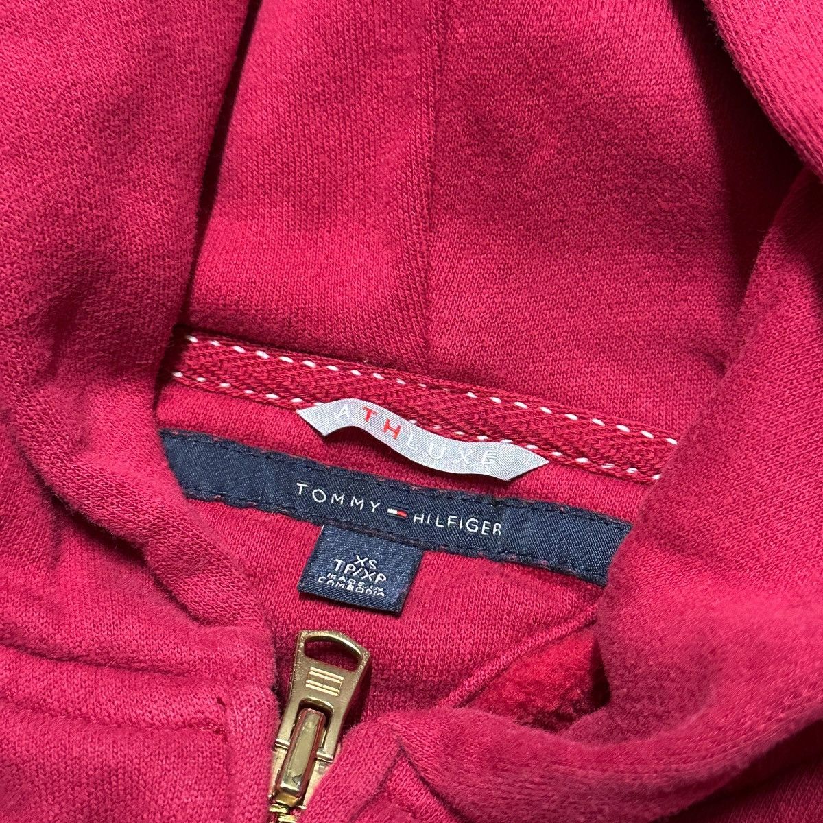 Tommy Hilfiger Women’s Y2K Tommy Hilfiger Pink Spellout Hoodie Size XS / US 0-2 / IT 36-38 - 7 Thumbnail