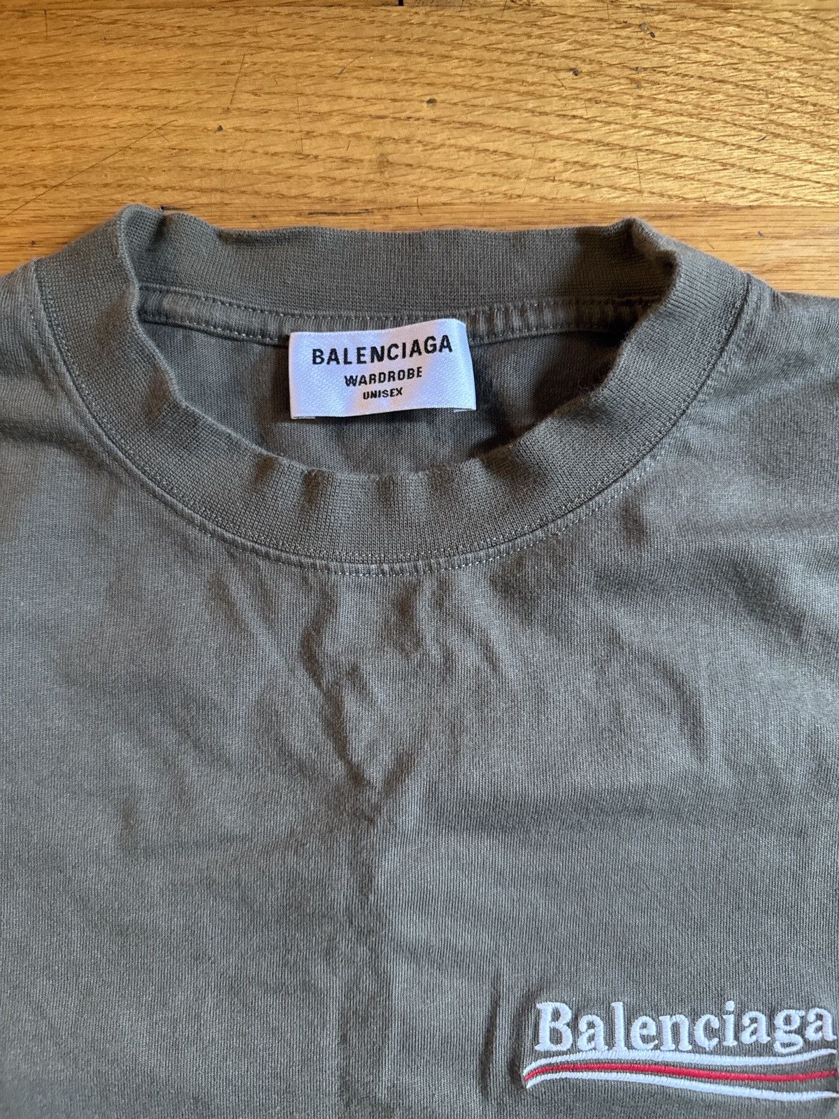 Balenciaga BALENCIAGA “ LOGO TEE” Size US S / EU 44-46 / 1 - 2 Thumbnail