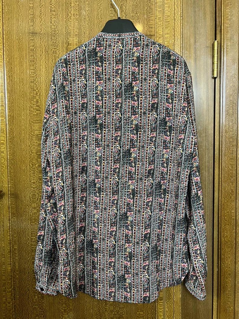 Yves Saint Laurent Saint Laruent 18ss mulberry silk Morocco shirt 2502-Nextarr Size US XXS / EU 40 - 2 Thumbnail