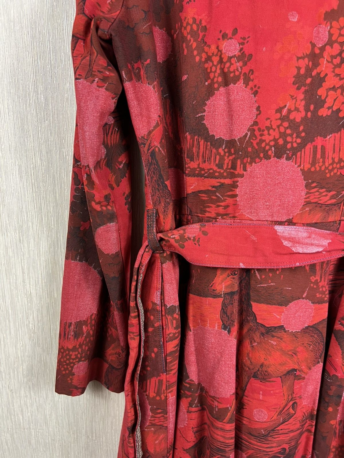 Custo Barcelona Custo Barcelona full print animal roe deer y2k long coat Size S / US 4 / IT 40 - 18 Thumbnail