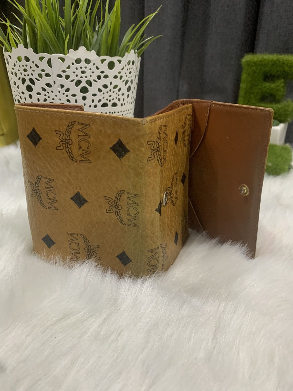VINTAGE!! Wallet Unisex MCM Monogram