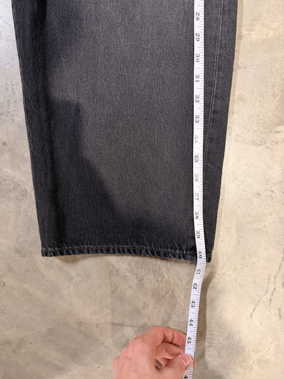 Beams Japan BEAMS BLACK DENIM WIDE LEG Size US 32 / EU 48 - 4 Thumbnail