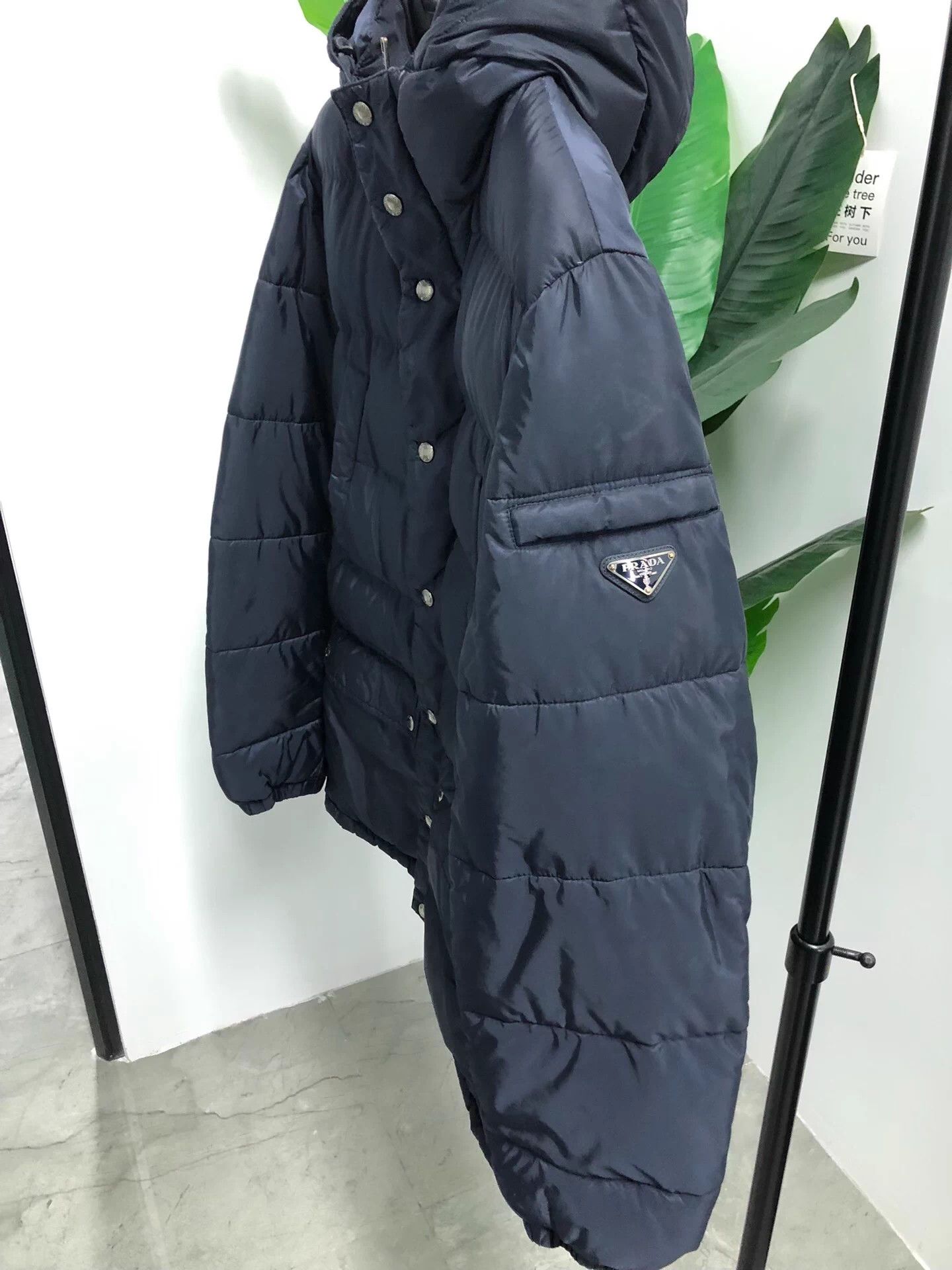 Prada Prada Men's Navy Blue Zip Hooded Jacket IT48 Size US M / EU 48-50 / 2 - 3 Thumbnail