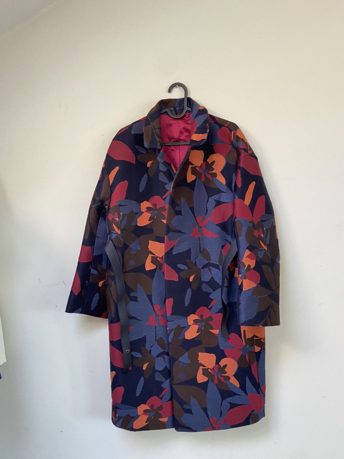 Loro Piana Loro Piana Floral print Wool Silk Coat Size S / US 4 / IT 40 - 1 Thumbnail