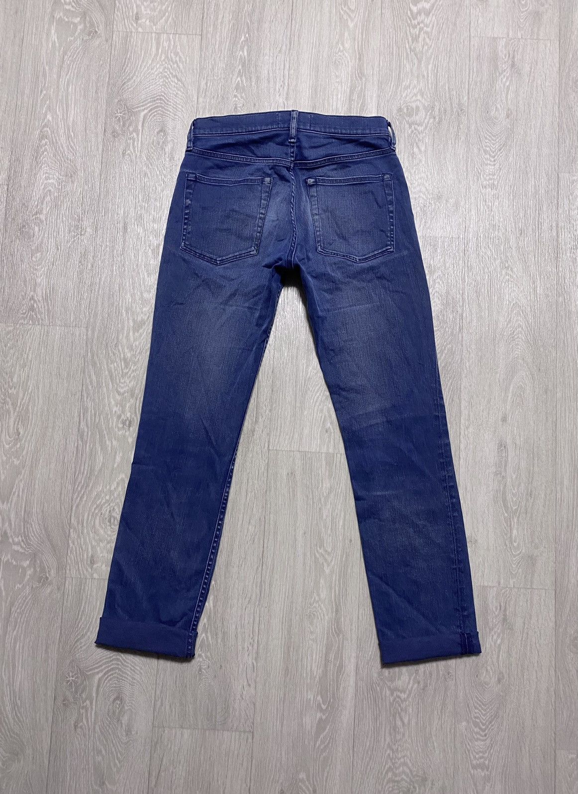 Acne Studios Acne Studios Vega Deep Petrol Washed Blue Stretch Jean Denim Size US 30 / EU 46 - 21 Thumbnail