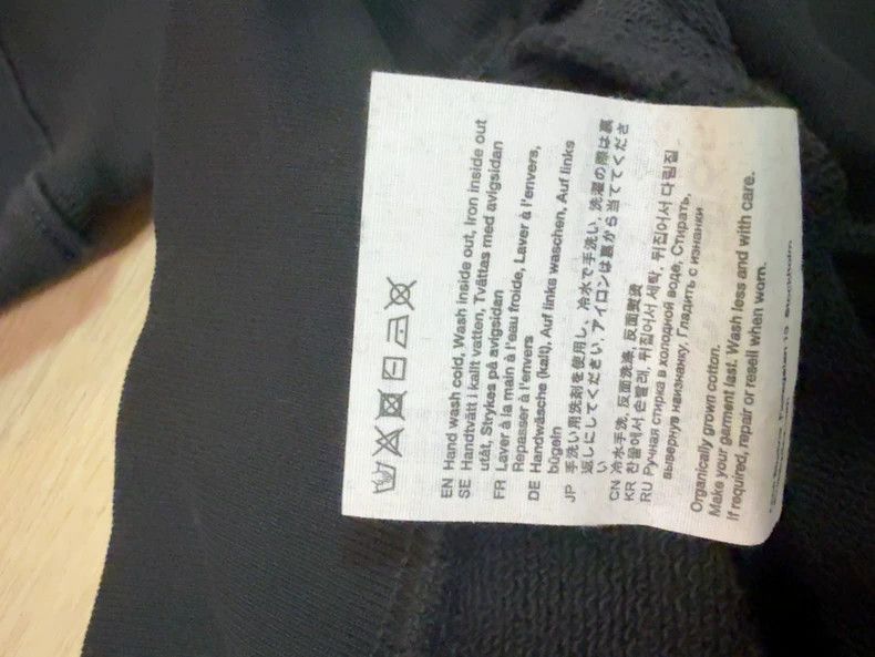 Acne Studios Acne Studios Black loose-fitting sweatshirt Size US S / EU 44-46 / 1 - 4 Thumbnail