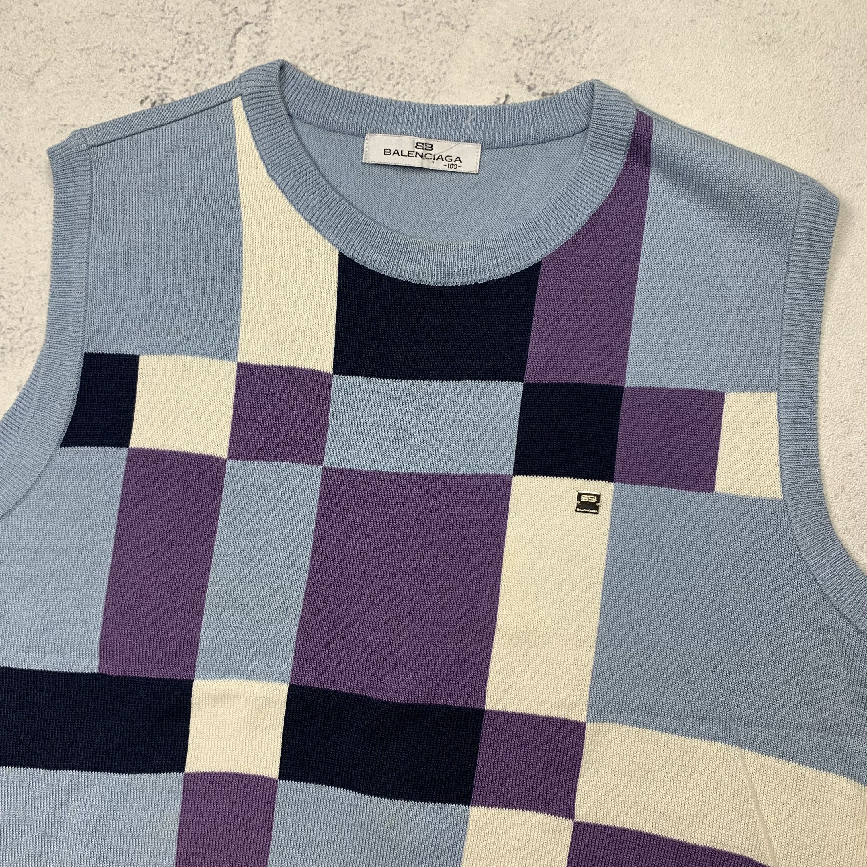 Balenciaga Vintage Balenciaga Knit Vest Size US S / EU 44-46 / 1 - 2 Thumbnail