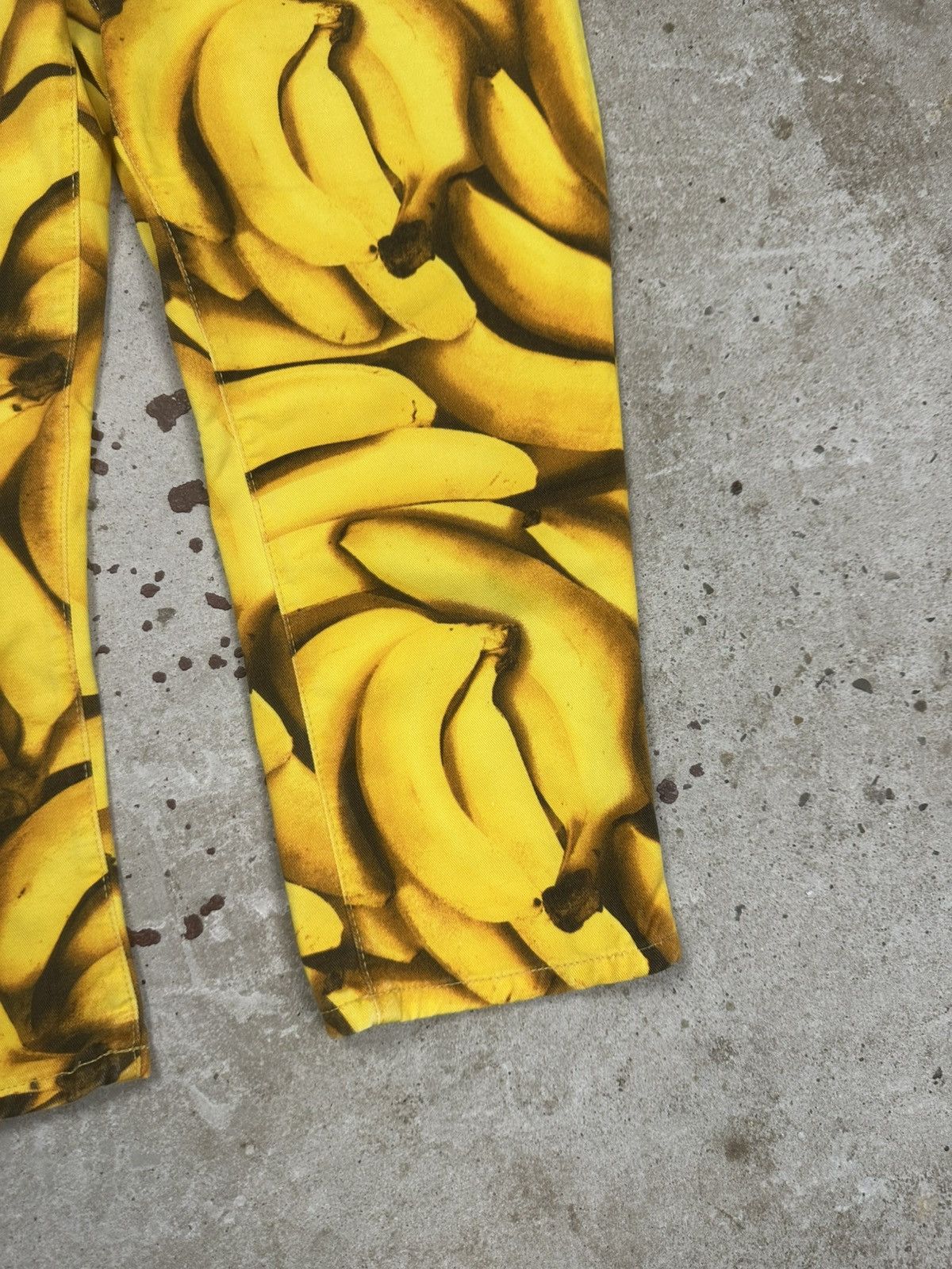 Dolce & Gabbana 2003 Dolce & Gabbana Banana Print 3/4 Capri Pants Size 27" / US 4 / IT 40 - 4 Thumbnail