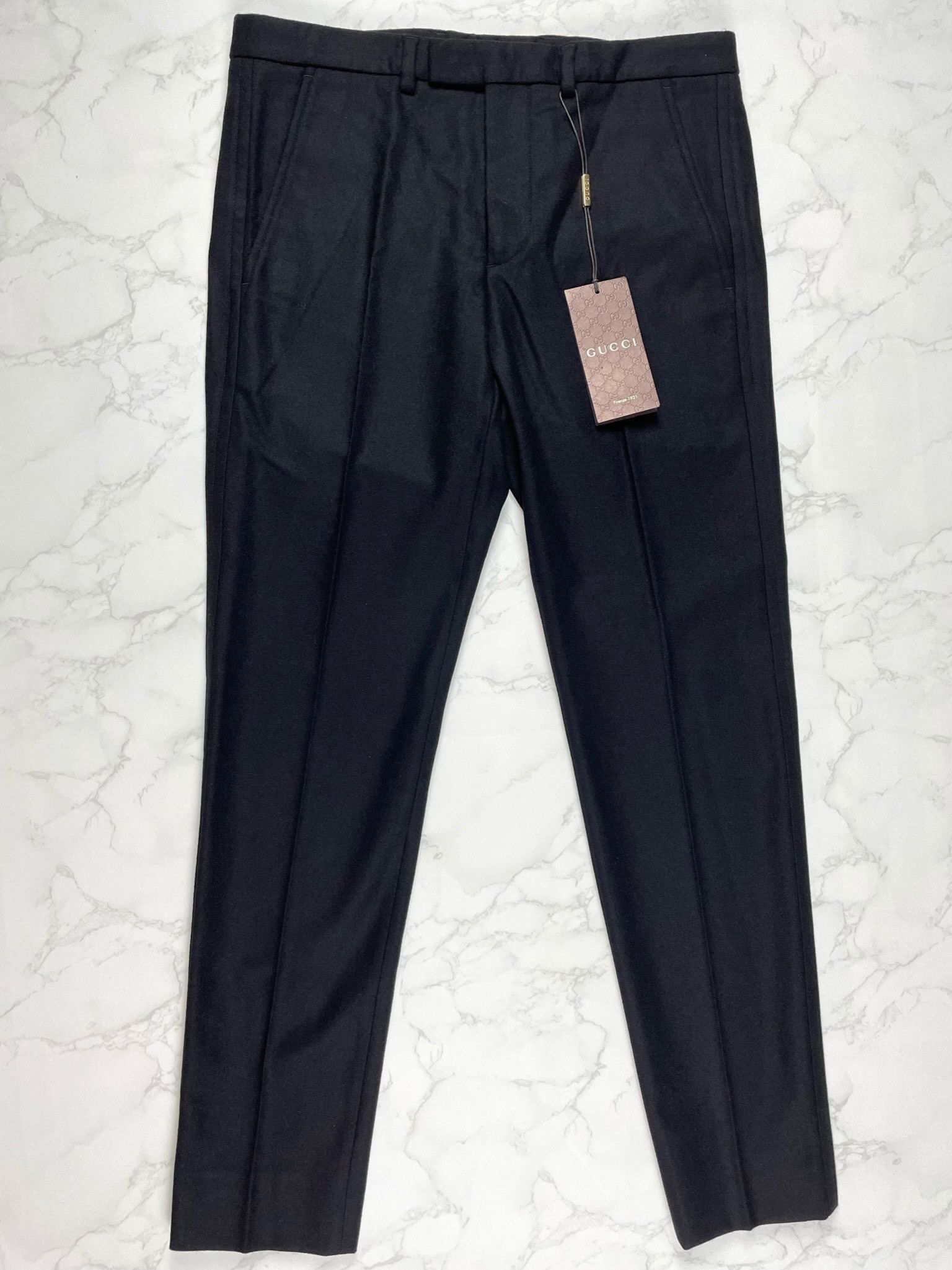 Gucci 🔥70% OFF🔥 [SALE] Gucci Black Wool Casual Pants Size US 30 / EU 46 - 6 Thumbnail