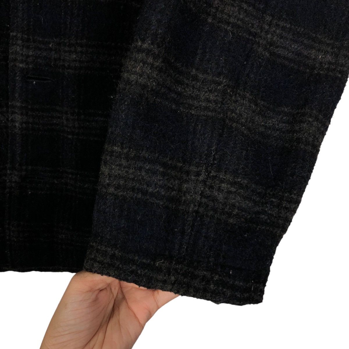 🔥Vintage Wool Jacket Riverson Double Collar Tartan Design