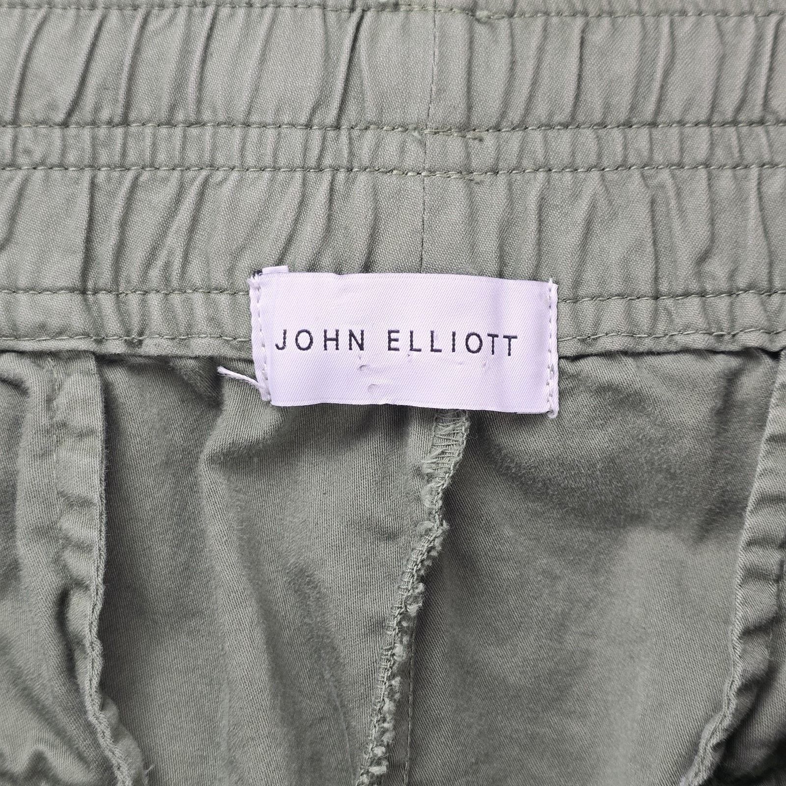 John Elliott John Elliott Back Sateen Cargo Pants Sz 3 Large Olive Green Size US 36 / EU 52 - 4 Thumbnail