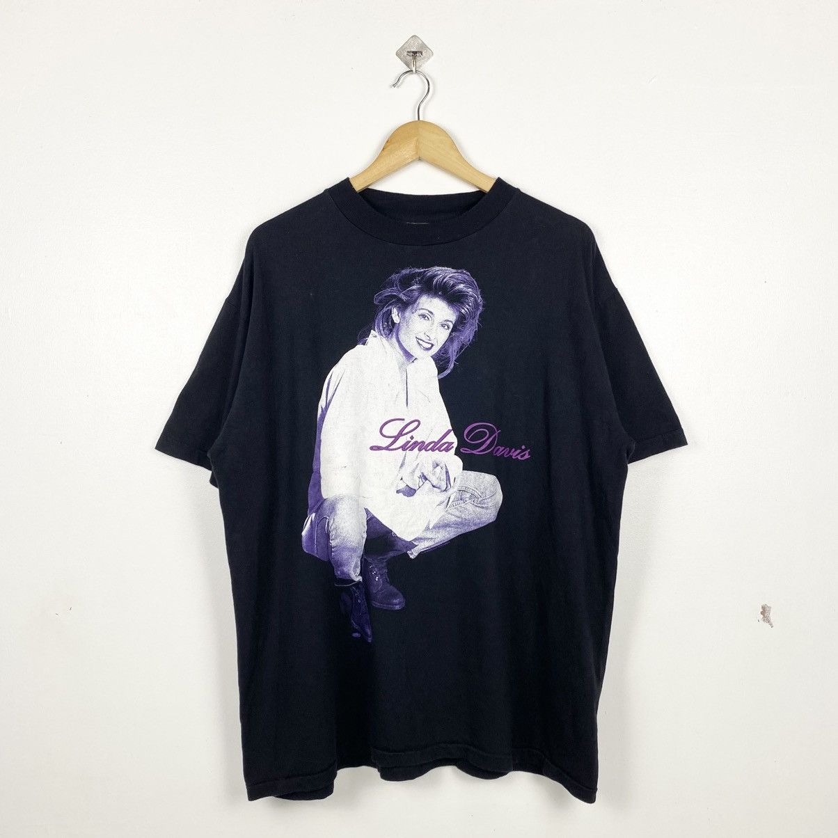 Band Tees × Vintage 90s Linda Davis T-Shirt Print Size US XL / EU 56 / 4 - 1 Thumbnail