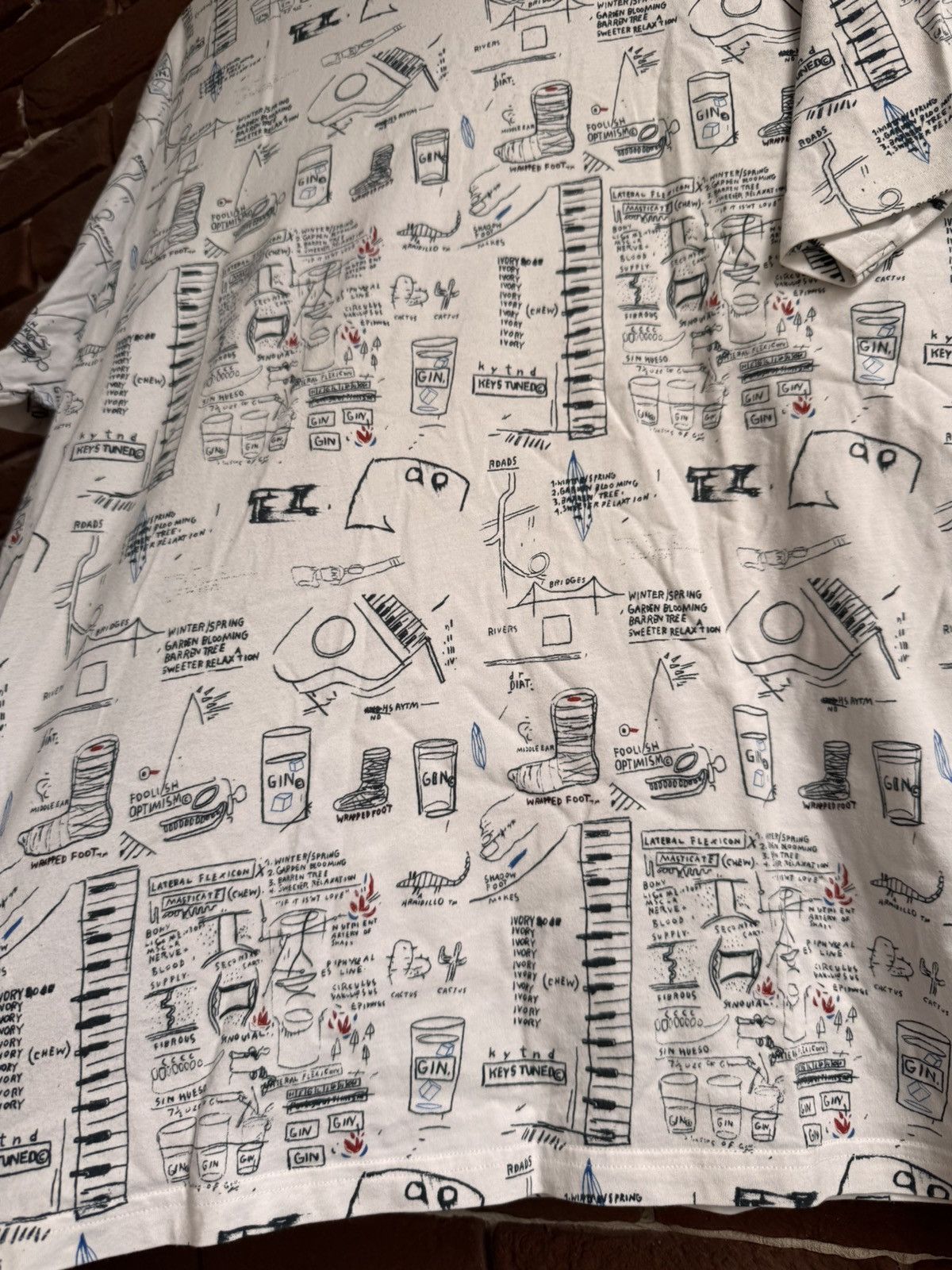 Jean-Michel Basquiat Jean Michel Basquiat x Uniqlo MOMA XL Art Tee Rare Print Size US XL / EU 56 / 4 - 5 Thumbnail