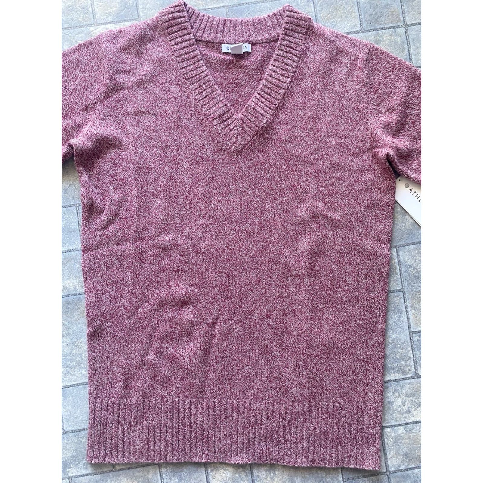 Athleta Athleta NWT New Vital V Neck Tunic Red Women’s Medium Size M / US 6-8 / IT 42-44 - 2 Thumbnail