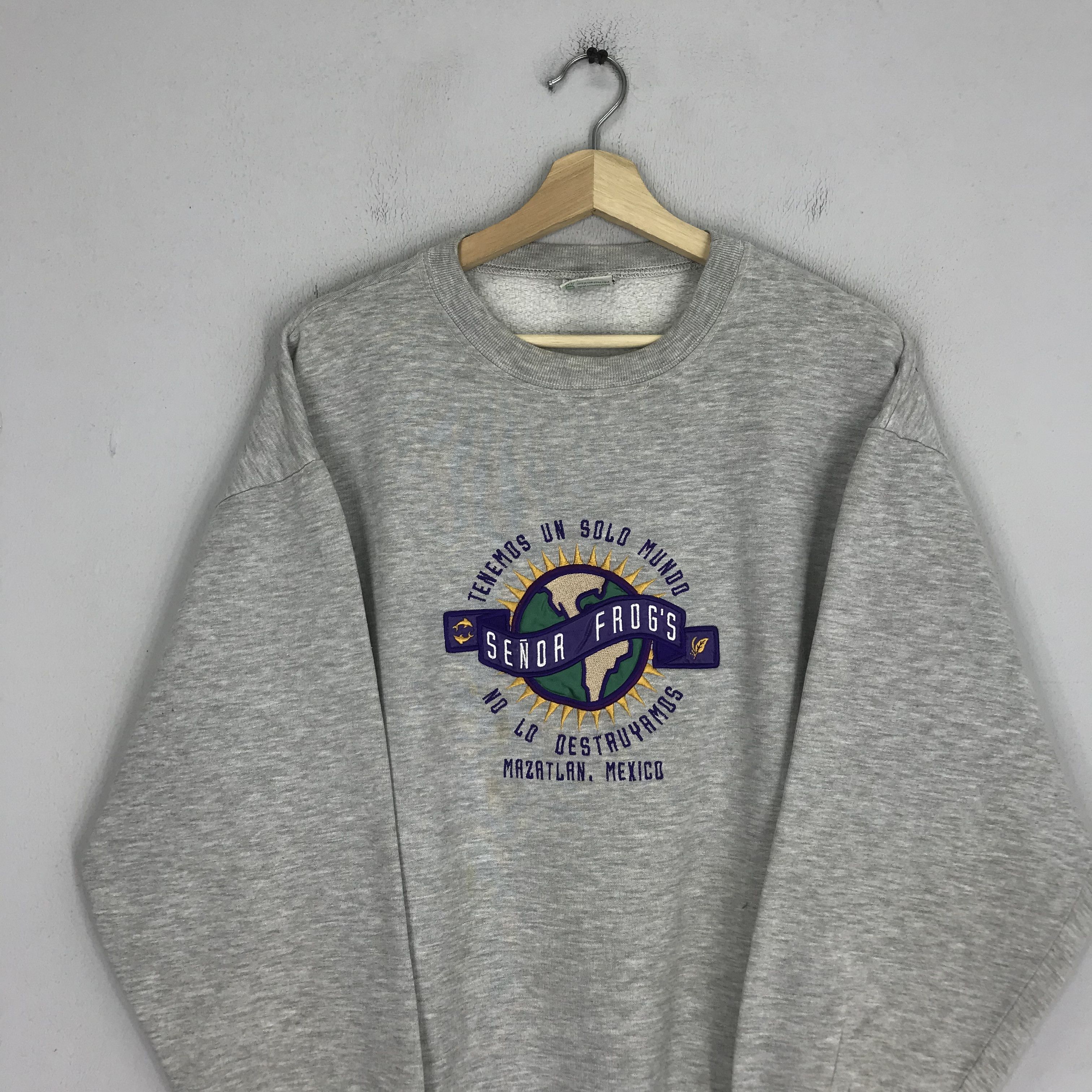 Japanese Brand gray sweatshirt - 22 Size US M / EU 48-50 / 2 - 2 Thumbnail
