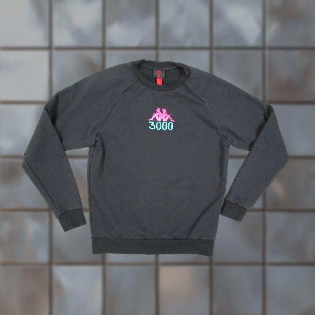 Kappa Kappa Sweatshirt Mens Medium Black Gumball 3000 Crewneck Fleece Graphic 22 Size US M / EU 48-50 / 2 - 1 Thumbnail