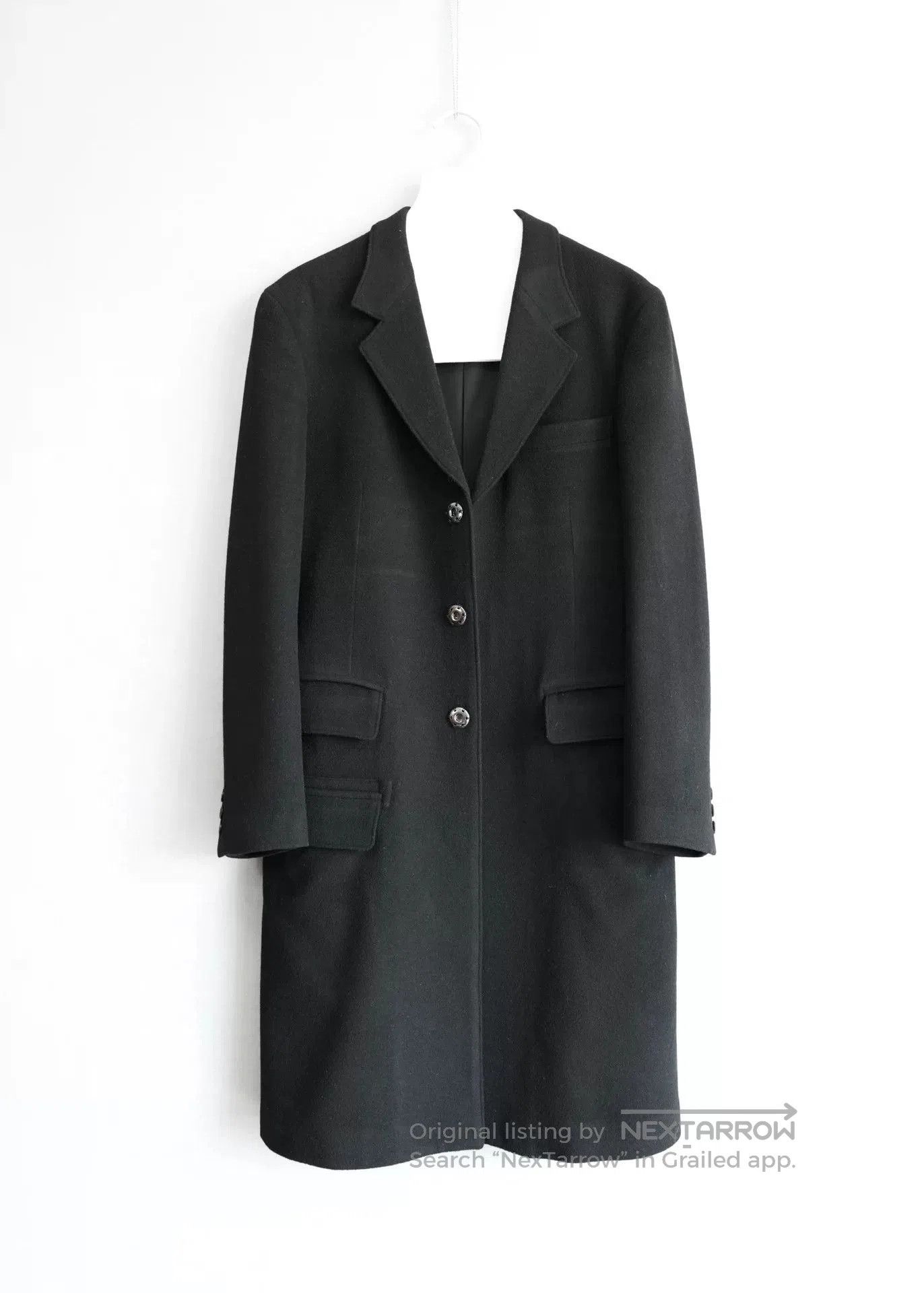 Yohji Yamamoto yohji yamamoto cashmere coat with snap buttons. Size US S / EU 44-46 / 1 - 1 Thumbnail