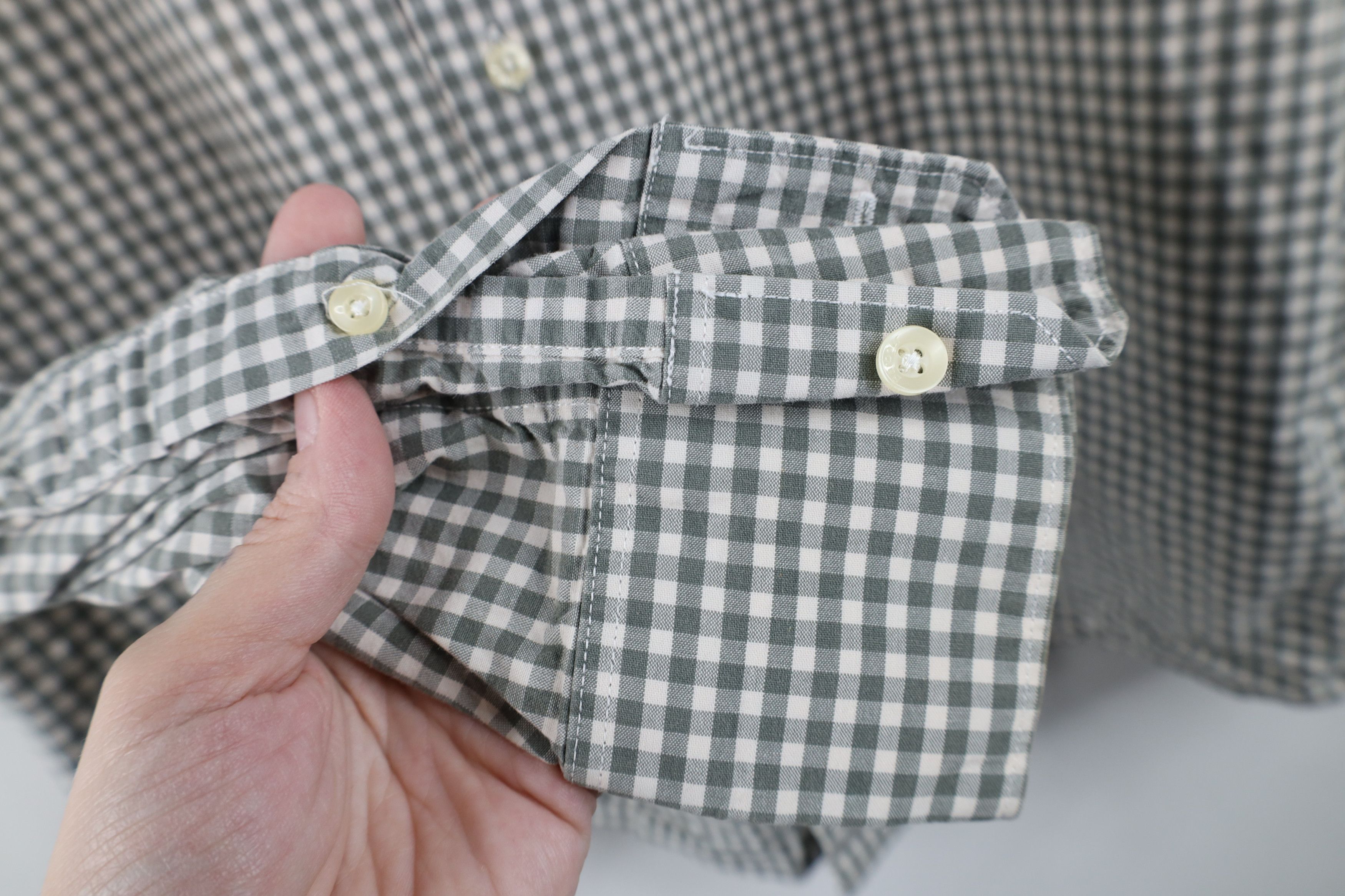 Barbour Barbour Spell Out Gingham Plaid Collared Button Down Shirt Size US S / EU 44-46 / 1 - 4 Thumbnail