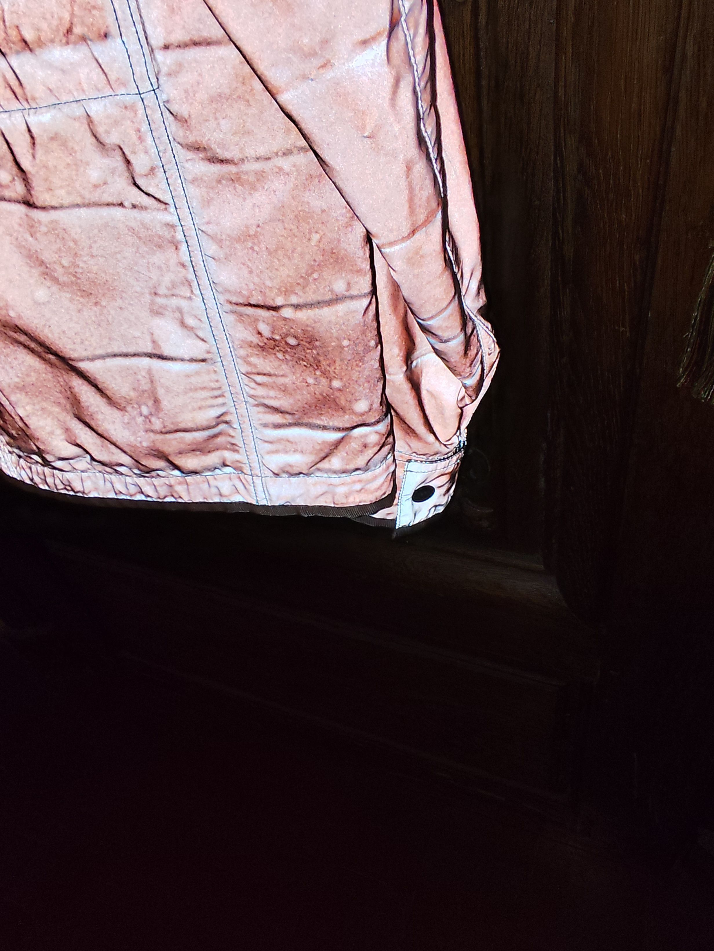 Stone Island Rare Red/Orange "Liquid Reflective" Jacket - Size: M - SS12 Size US M / EU 48-50 / 2 - 15 Thumbnail