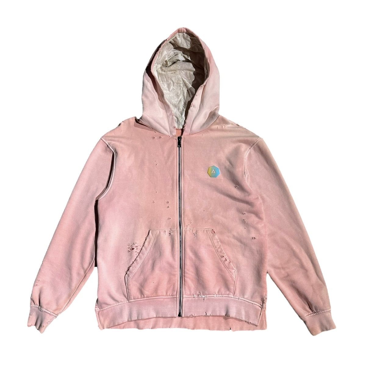 Alchemist Distressed sunfaded washed hoodie Size US M / EU 48-50 / 2 - 1 Thumbnail